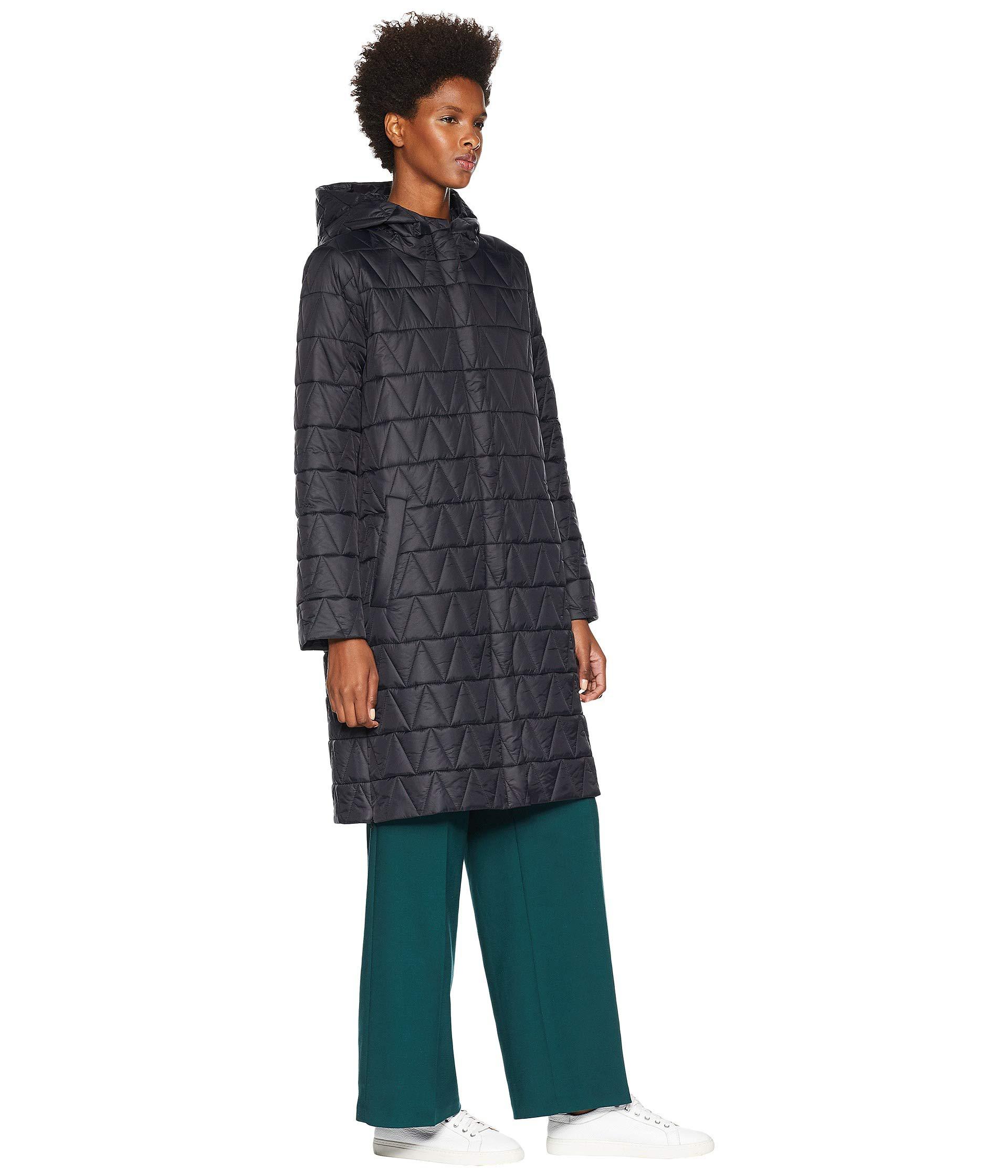 eileen fisher hooded coat