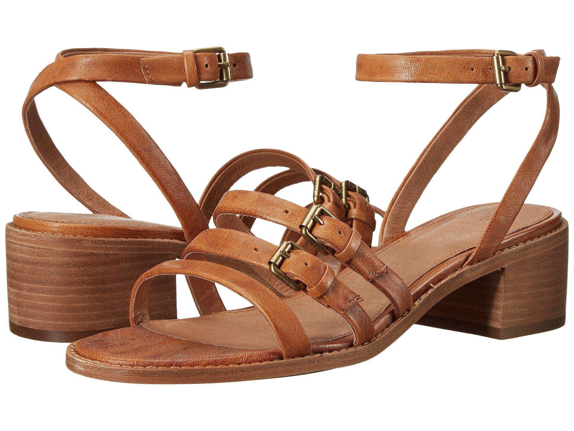 frye cindy buckle sandal