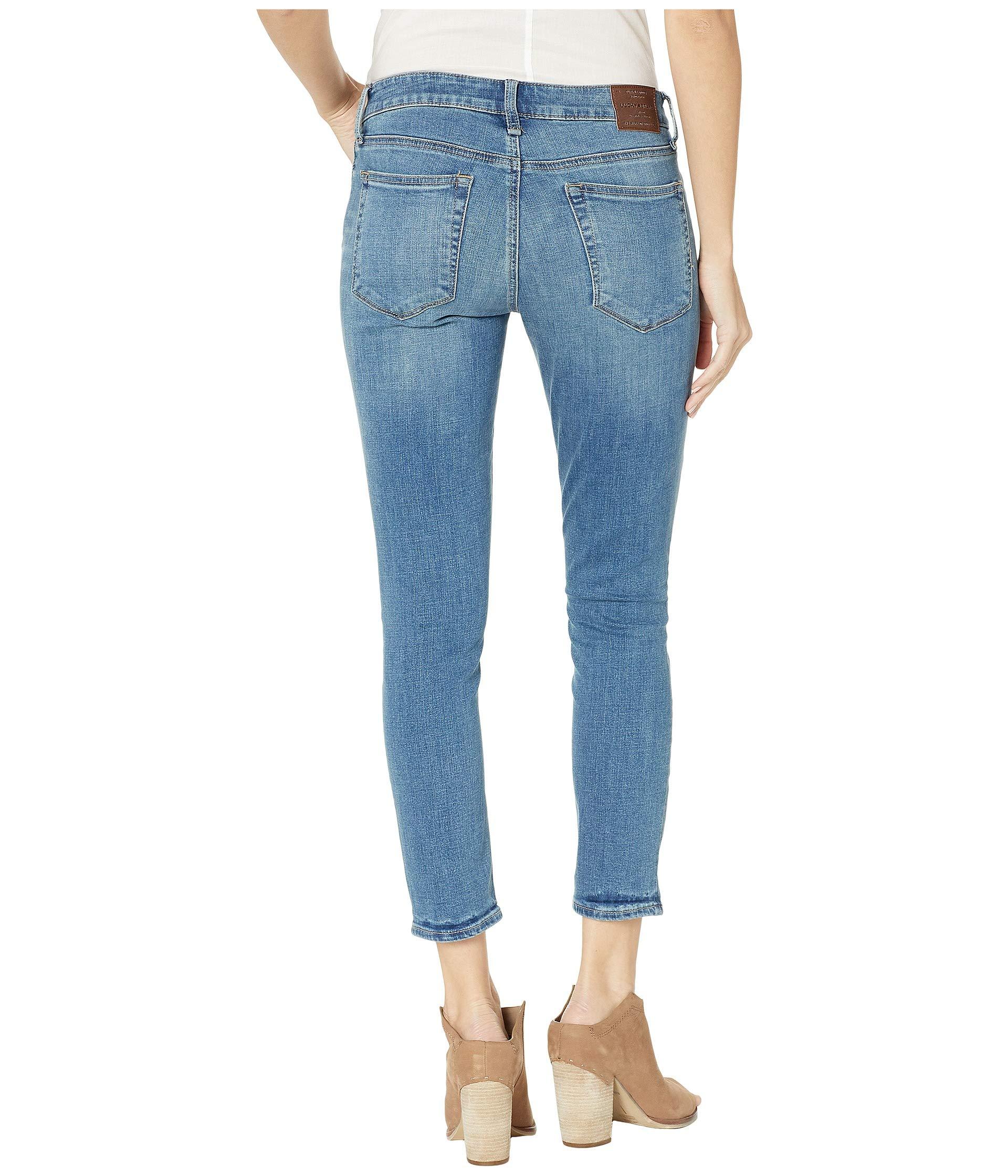 Lucky Brand Lolita Crop Jeans In Pinnacle in Blue | Lyst