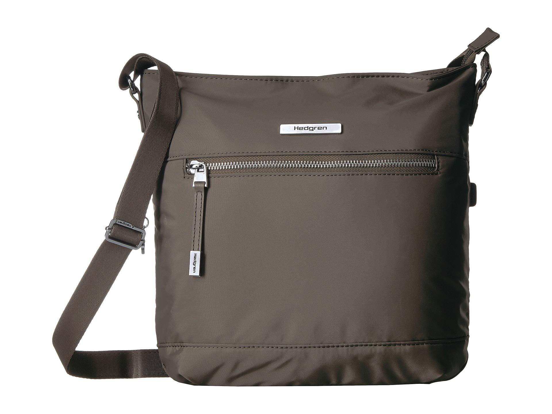 Hedgren Synthetic Source Rfid Large Vertical Crossbody Rose