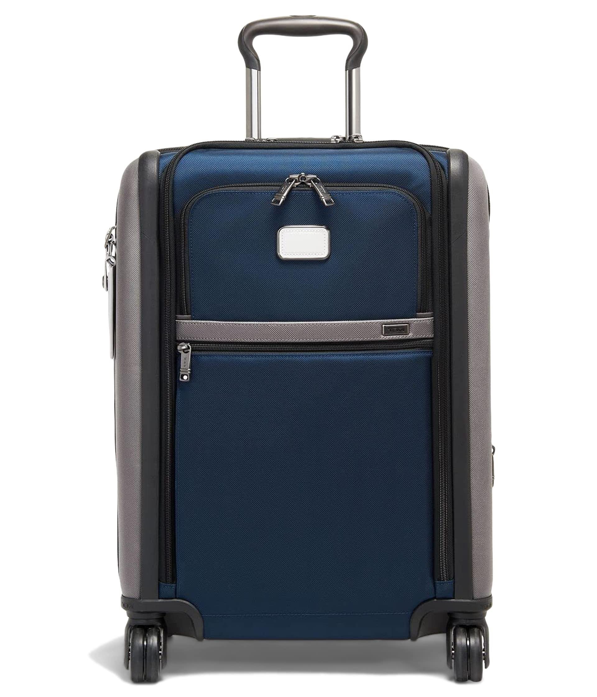 Tumi Alpha 3 Continental Dual Access 4 Wheeled Carryon in Blue Lyst