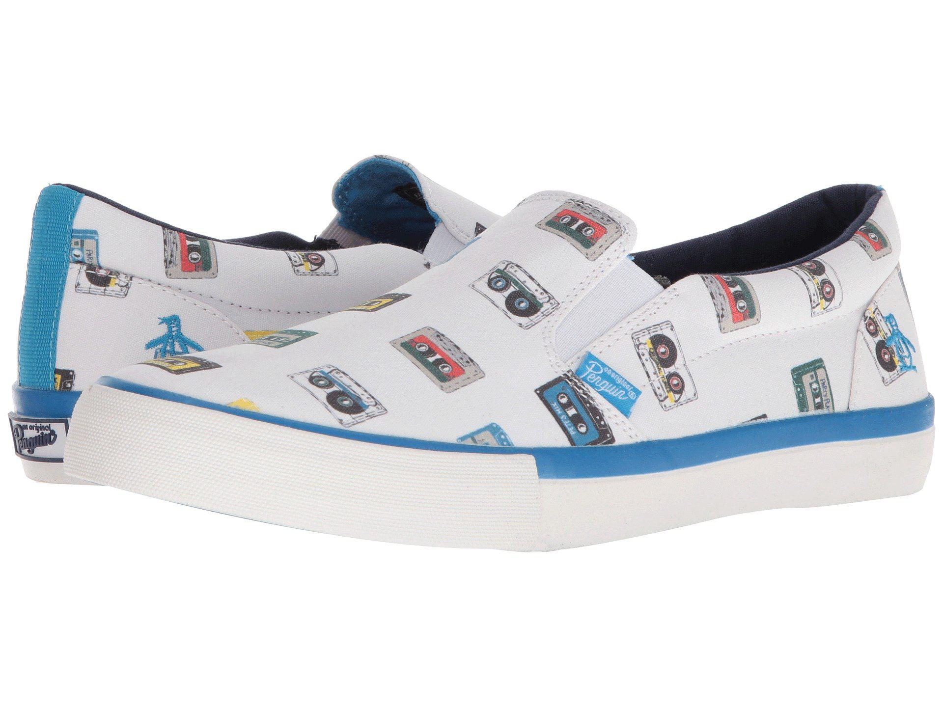 penguin print shoes