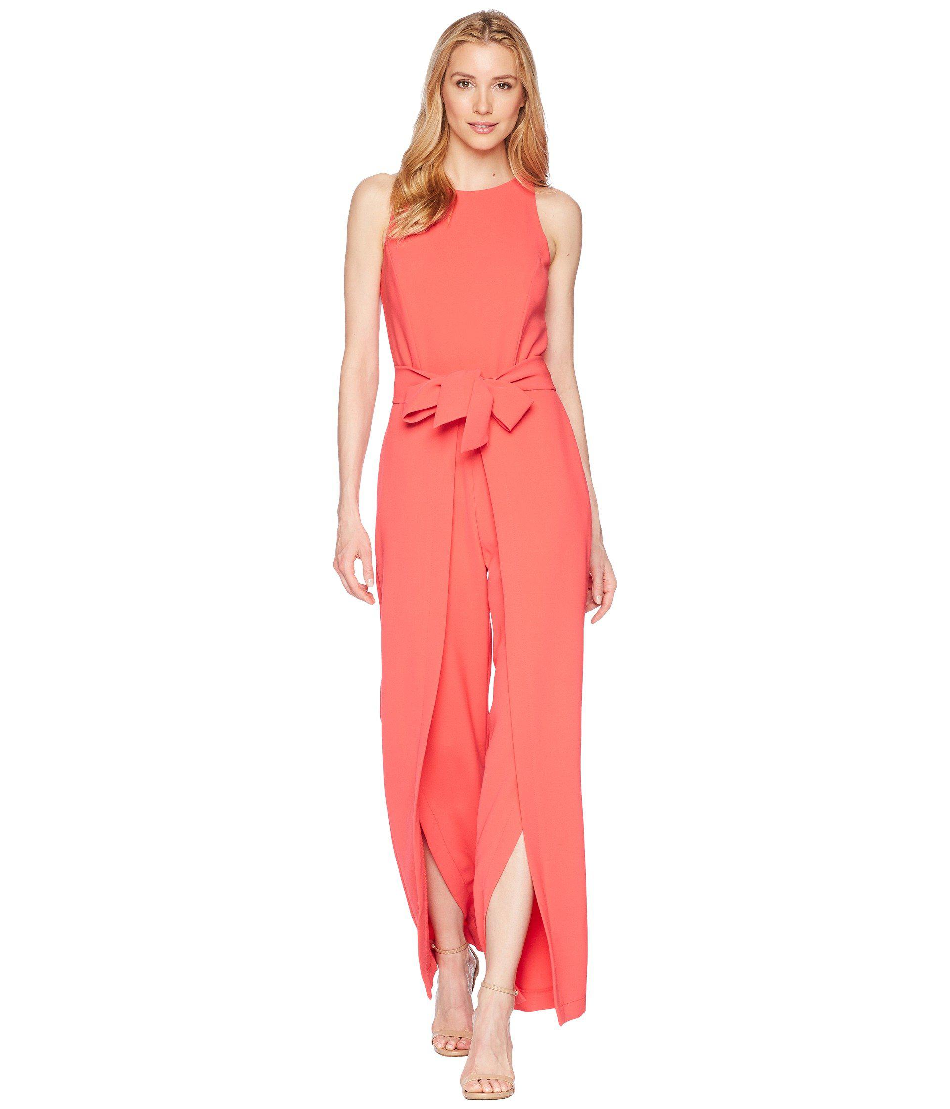 tahari jumpsuit pink
