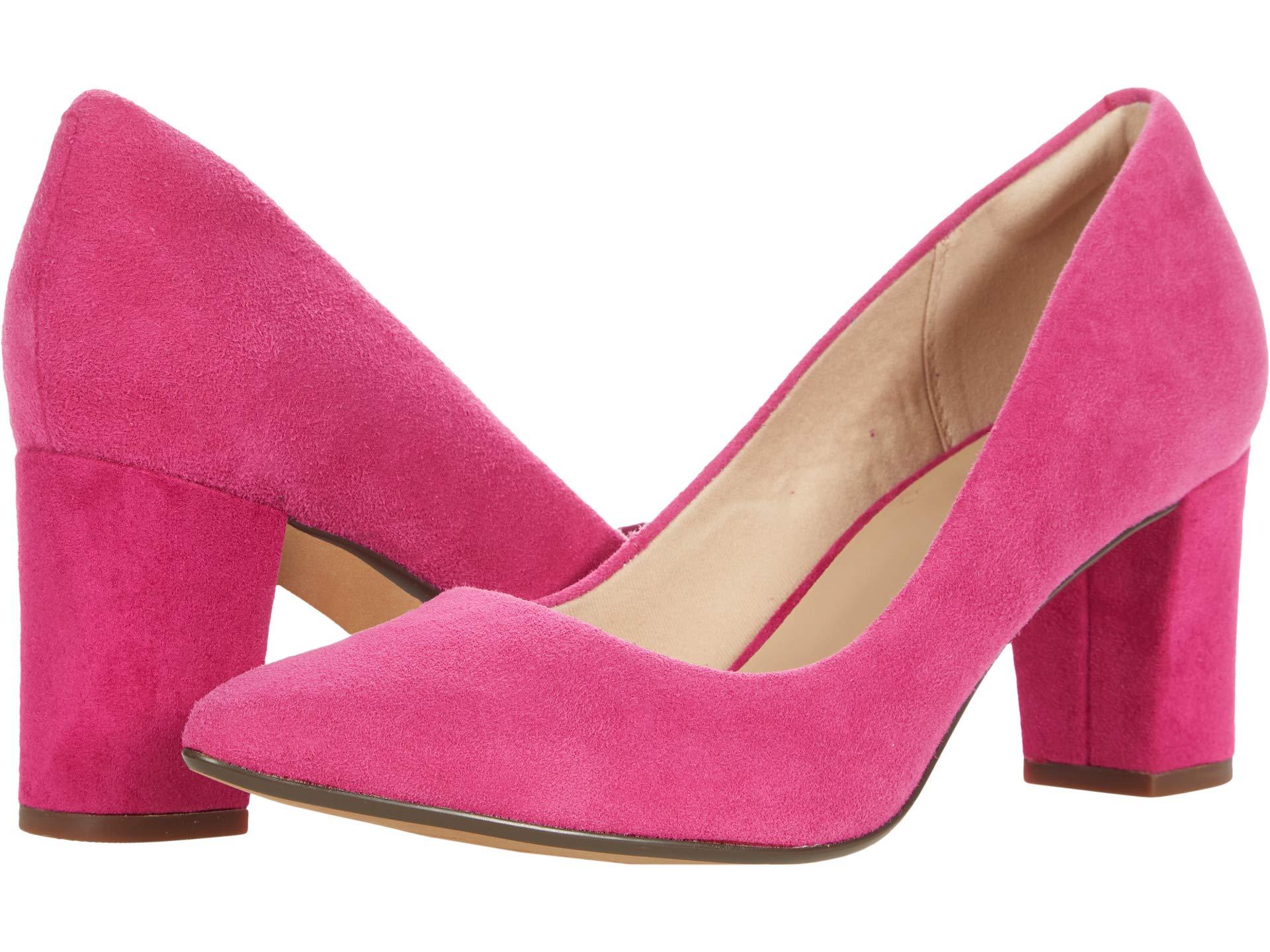 clarks pink pumps