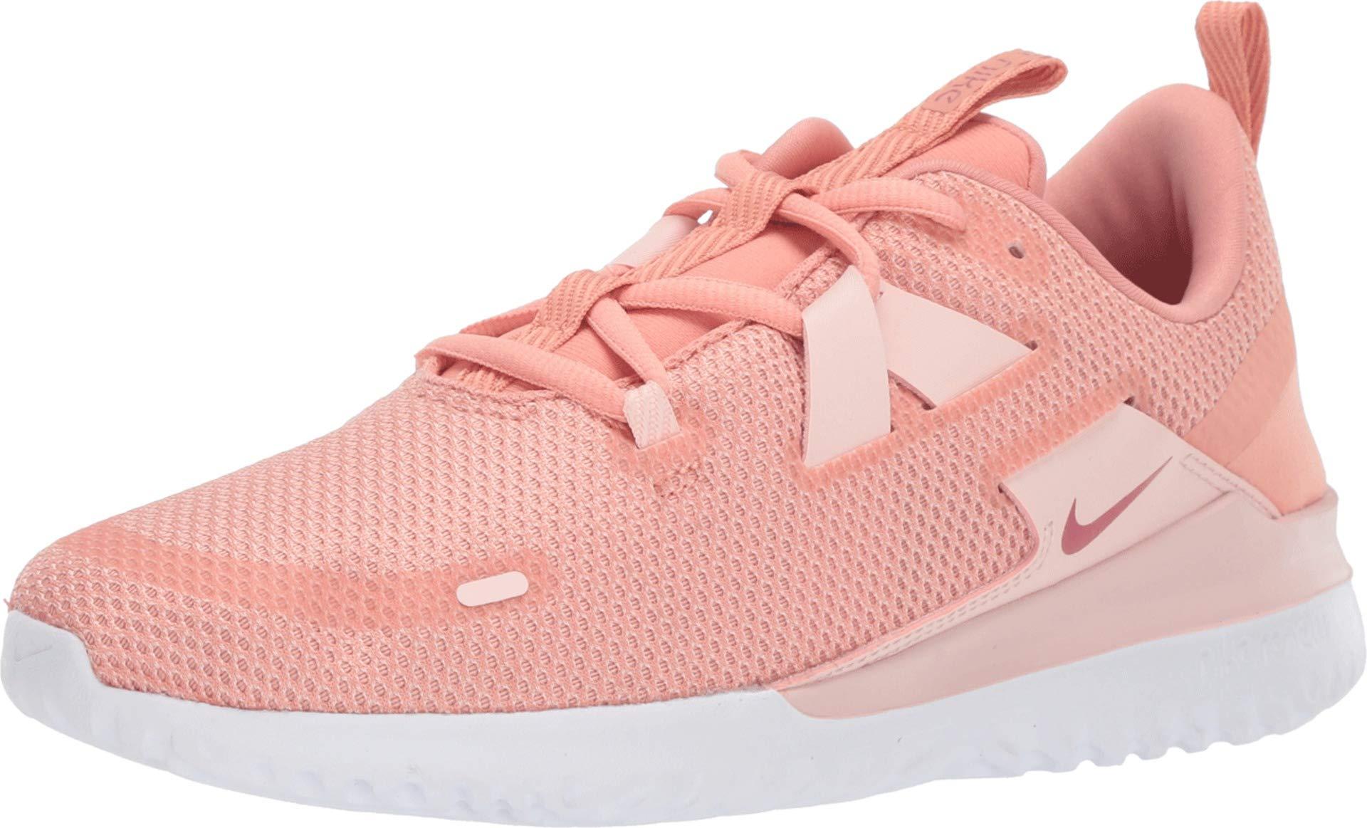 nike running renew arena sneakers in pink