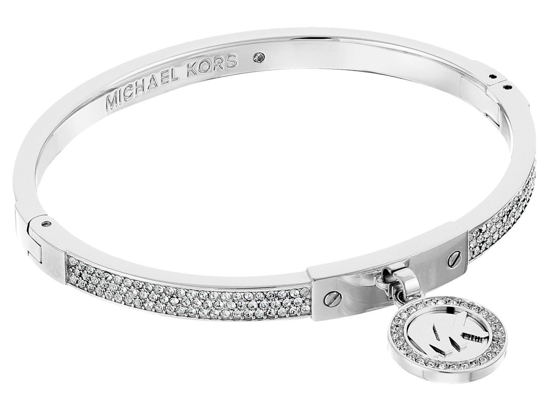 Michael kors silver bracelet hot sale