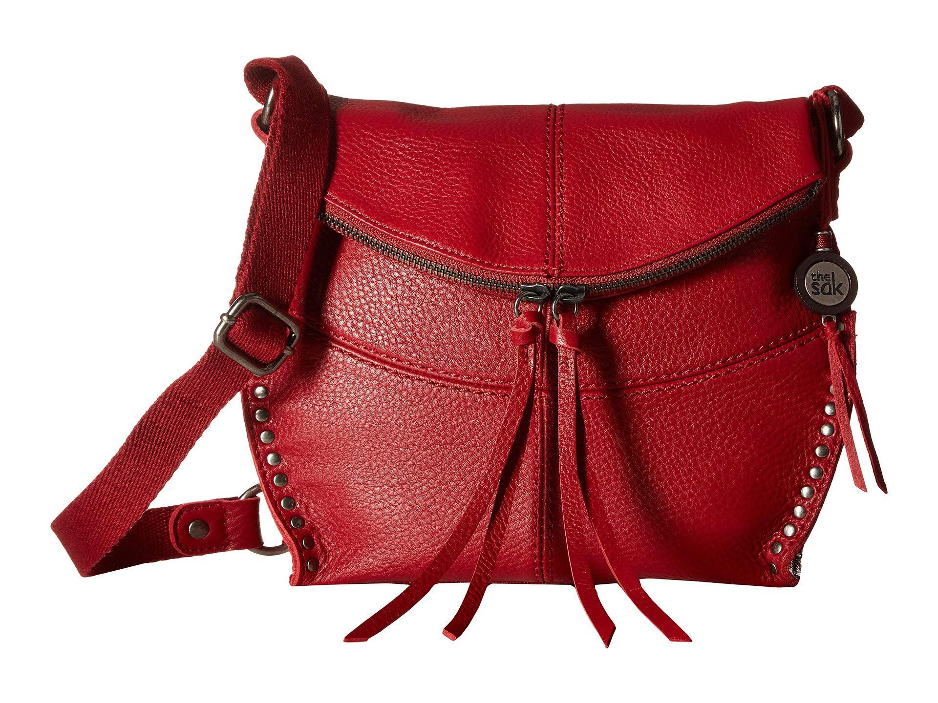 leather and canvas duffle bag