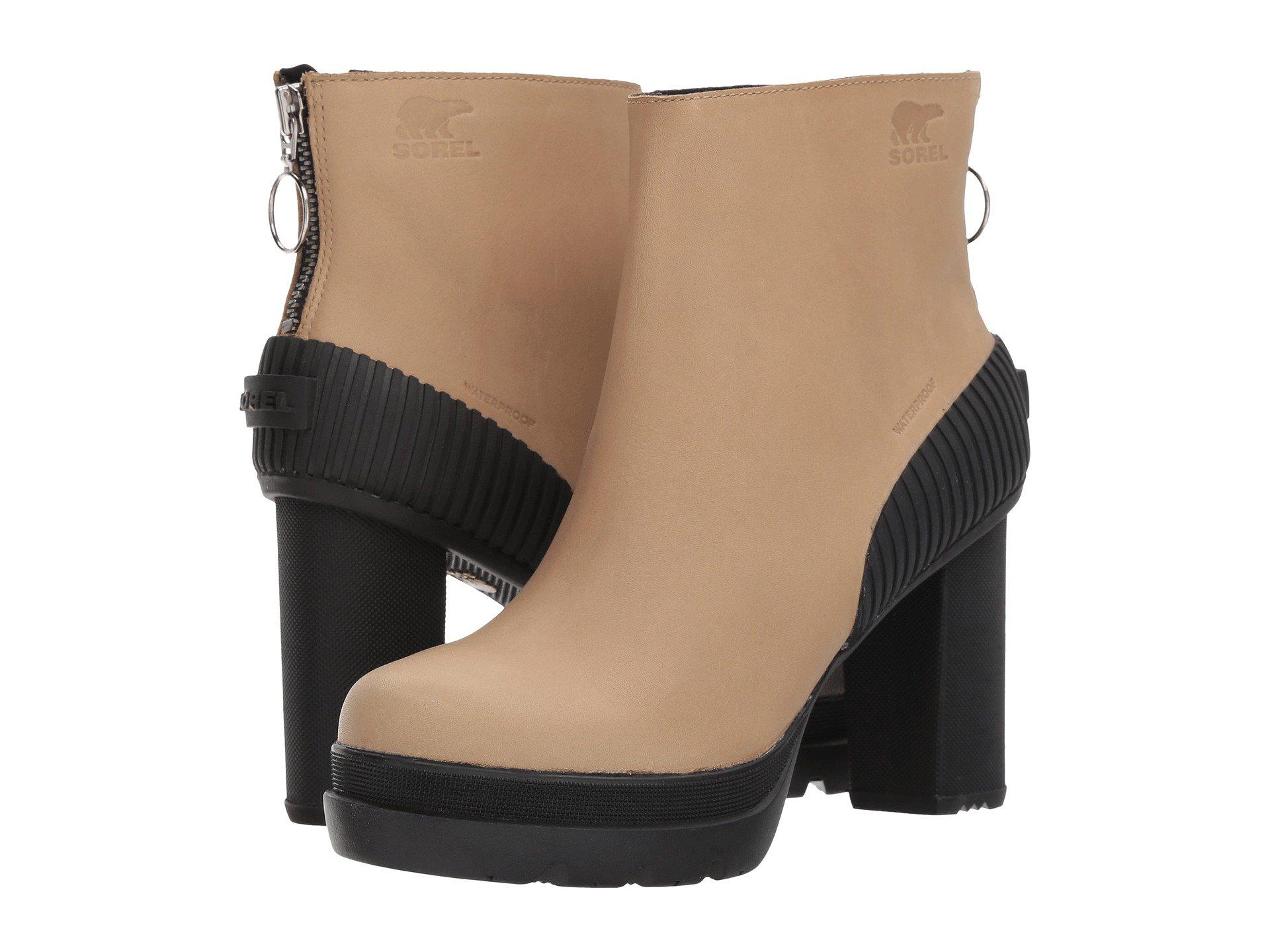 sorel dacie waterproof leather bootie