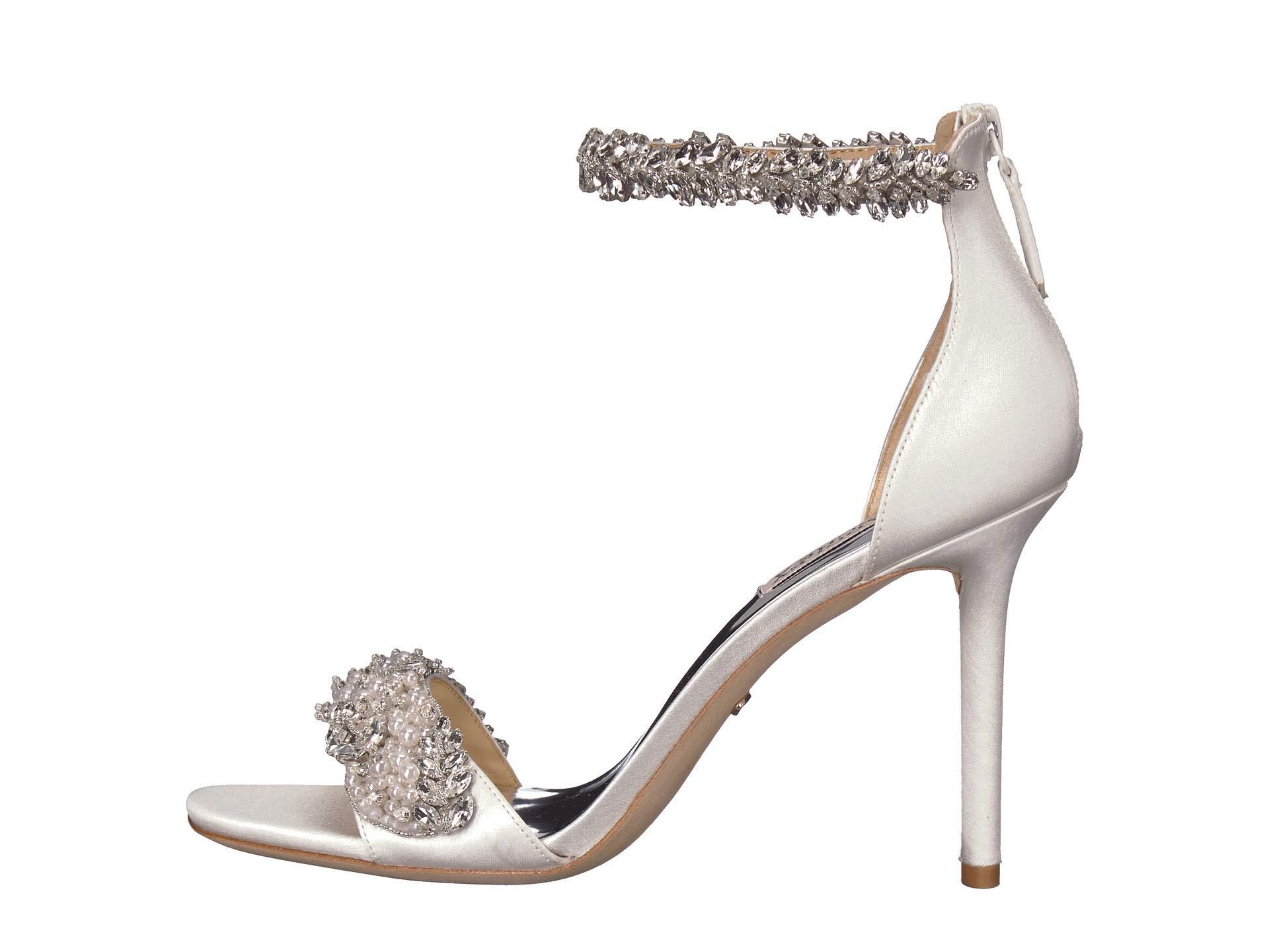 fiorenza embellished ankle strap evening shoe