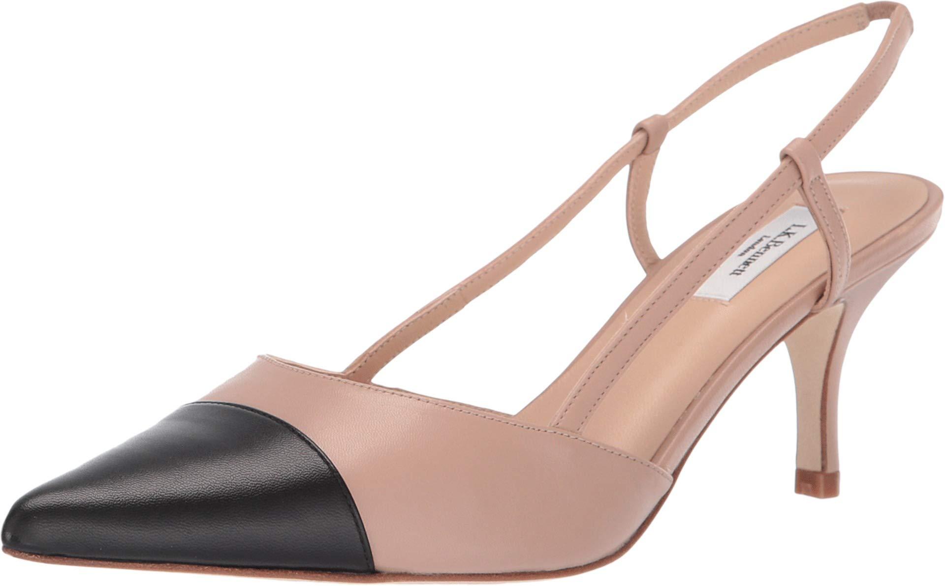 toe cap slingbacks