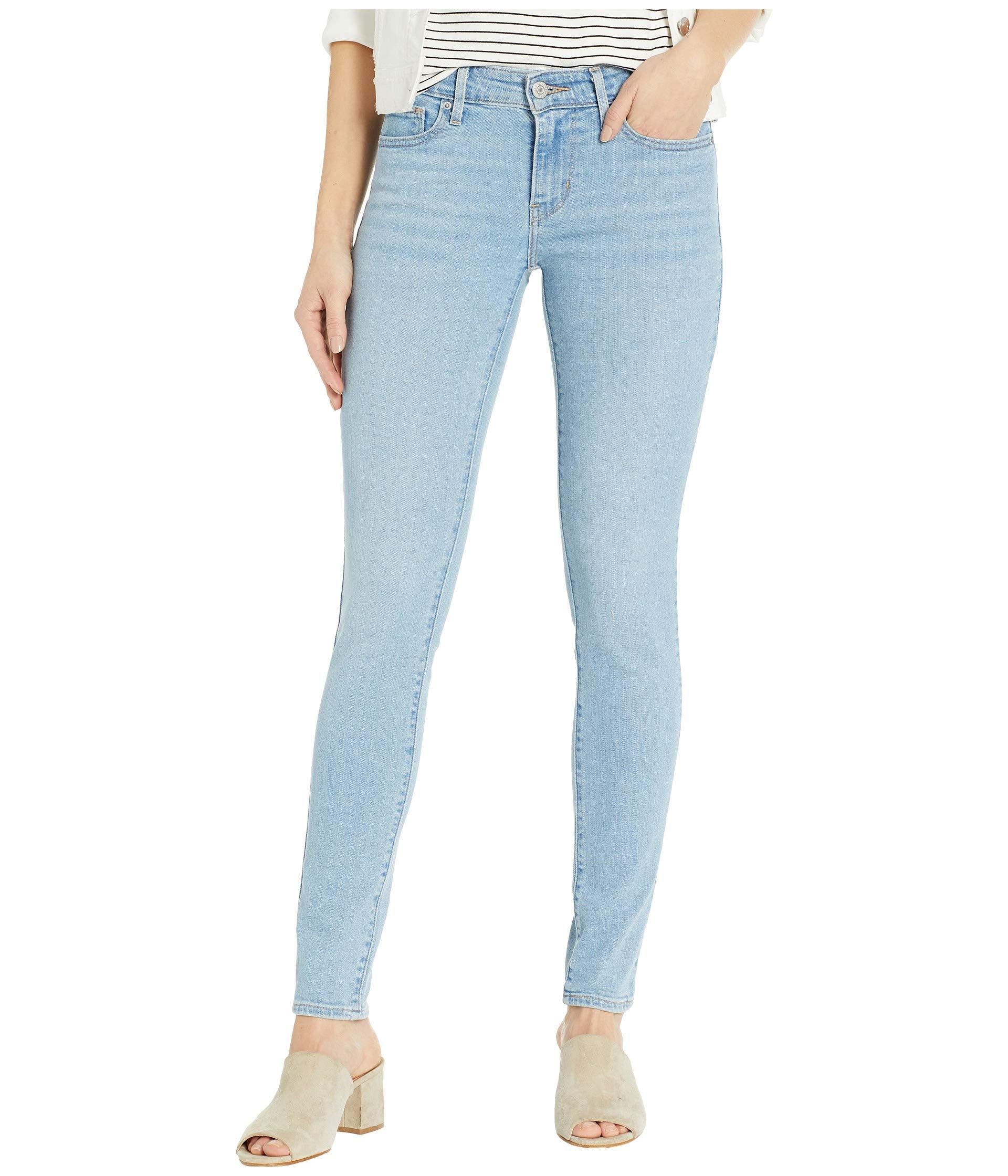levi's 711 skinny blue