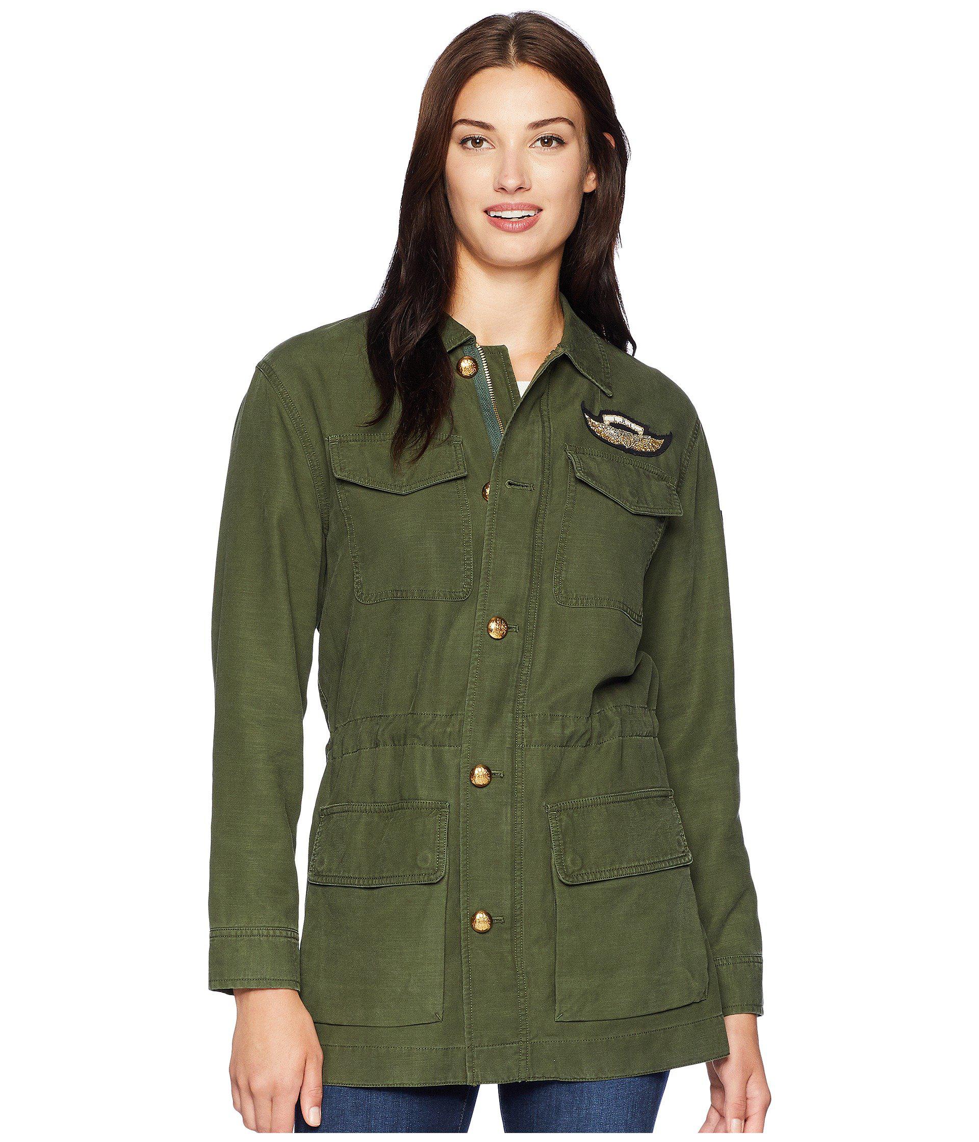 Lauren by Ralph Lauren Utility Jacket (admiral Green) Women's Coat Lyst