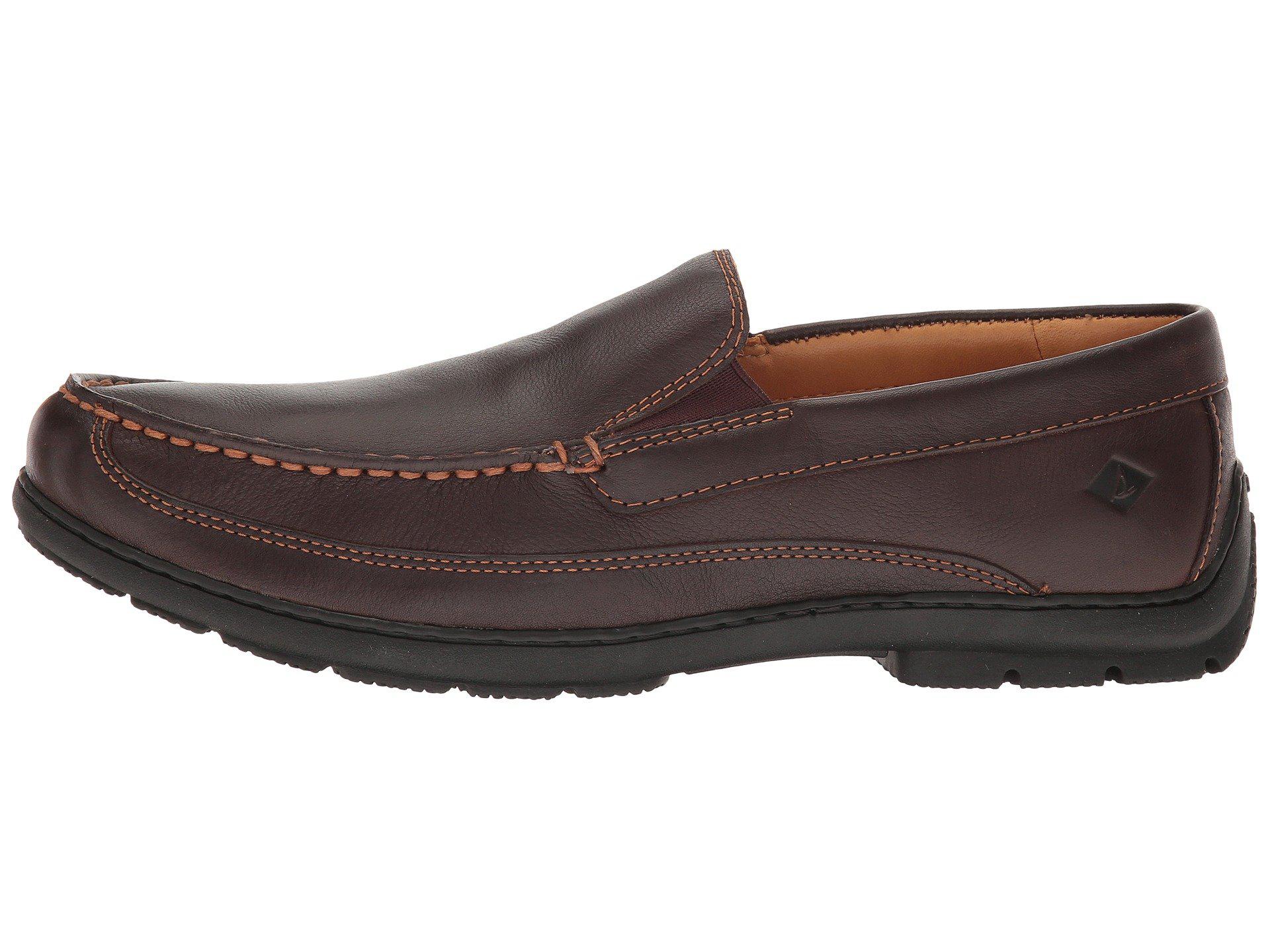 Sperry Top-Sider Mens Gold Loafer Twin Gore Black Shoe