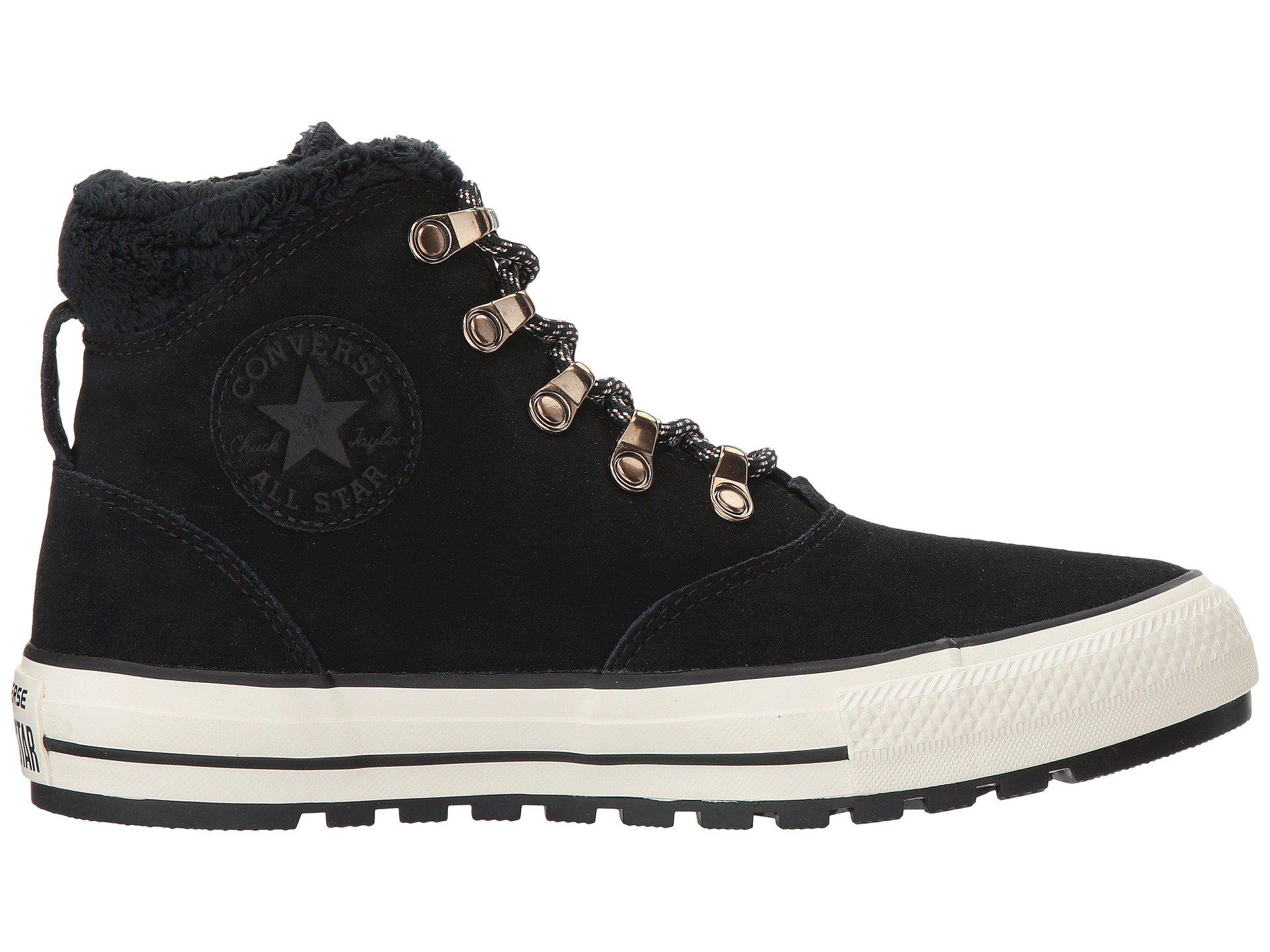 chuck taylor all star ember boot suede and faux fur high top