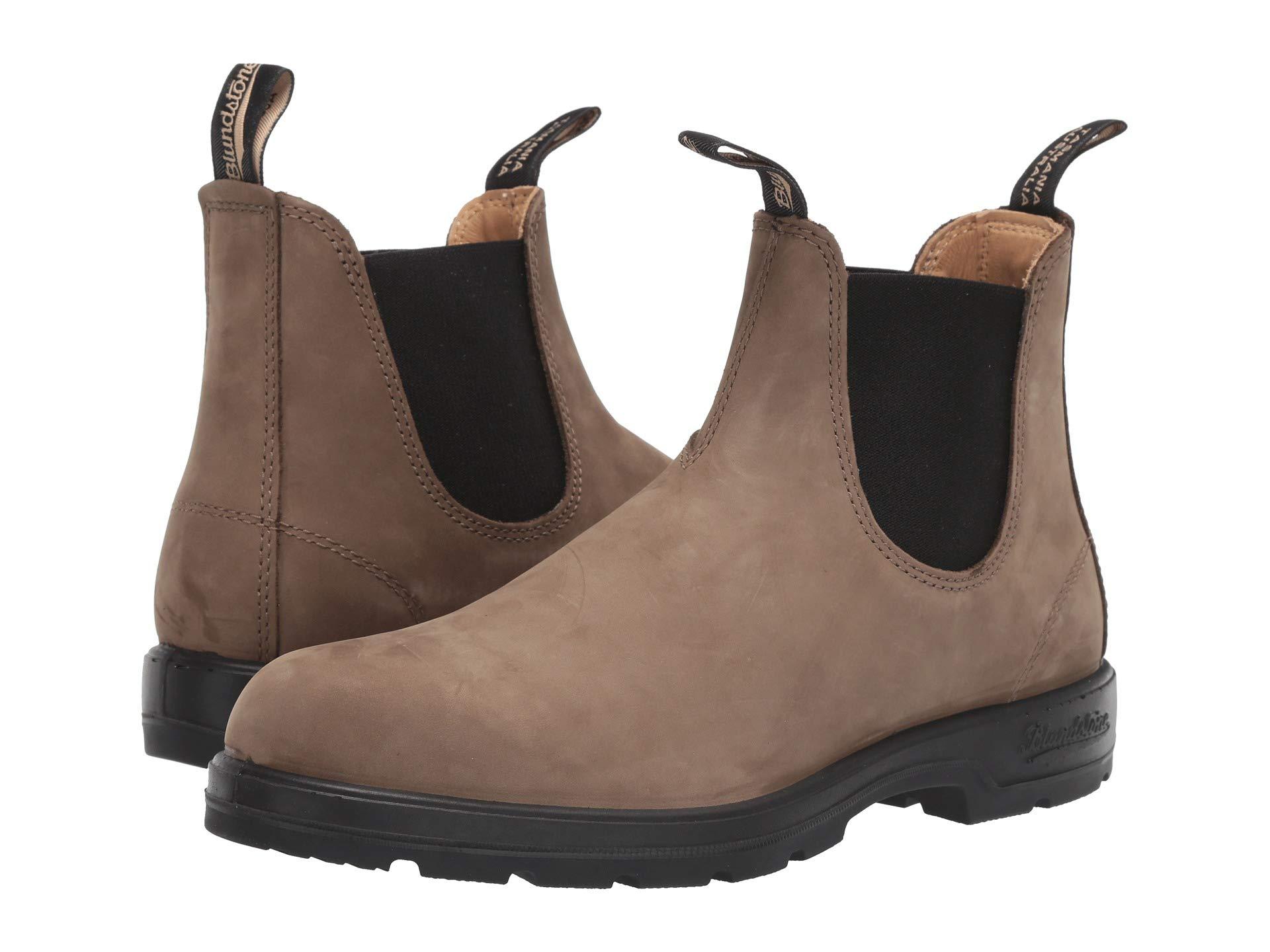gray blundstone boots