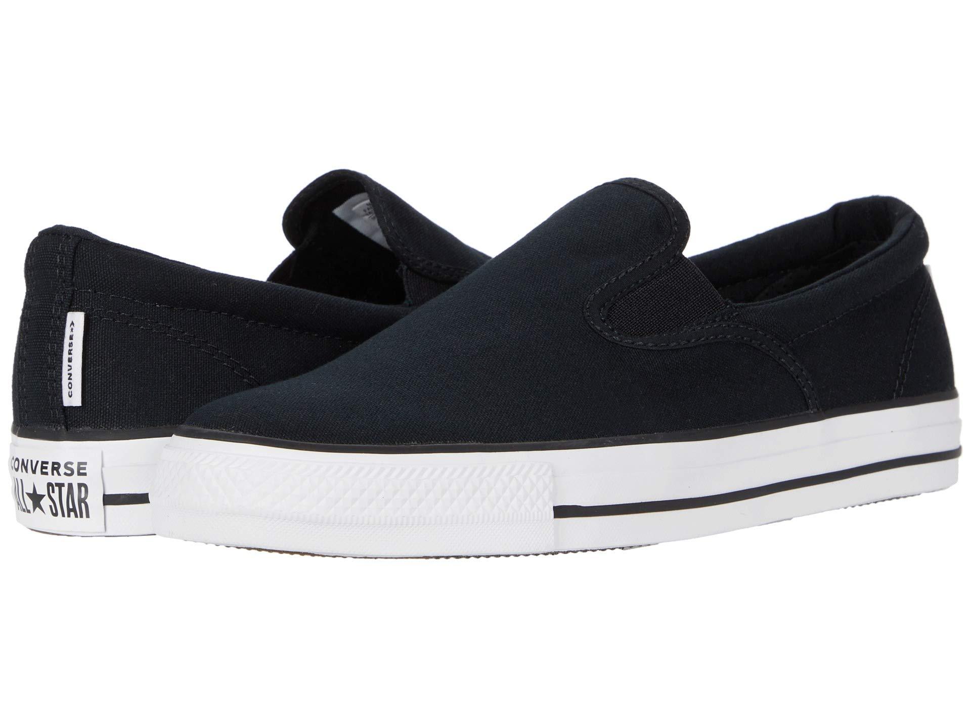 Converse Taylor All Star Double Gore Slip in Black | Lyst