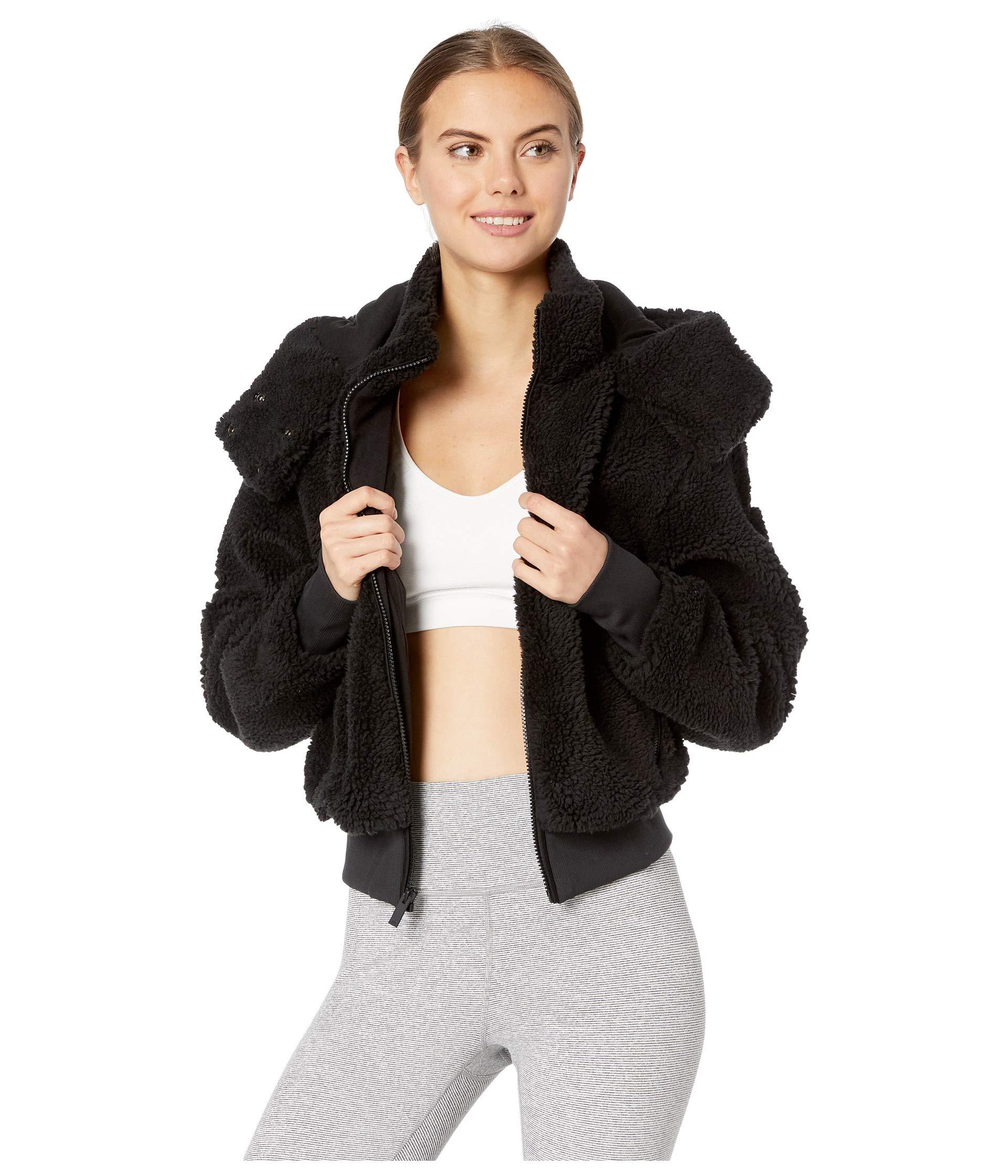 Alo Yoga Synthetic Foxy Sherpa Jacket in Black Lyst