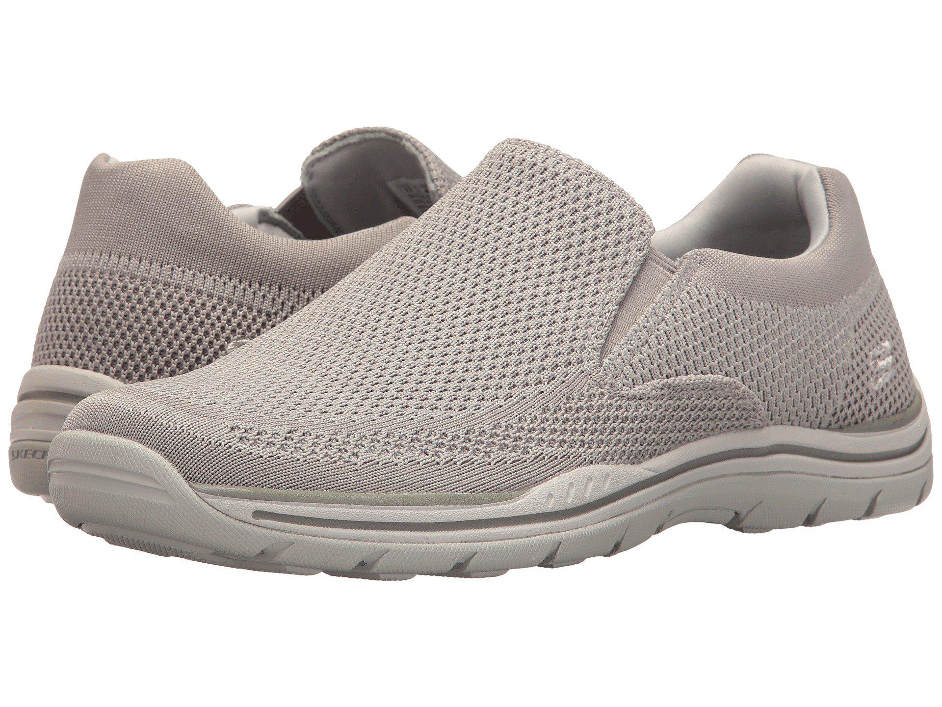 mesh skechers slip on mens