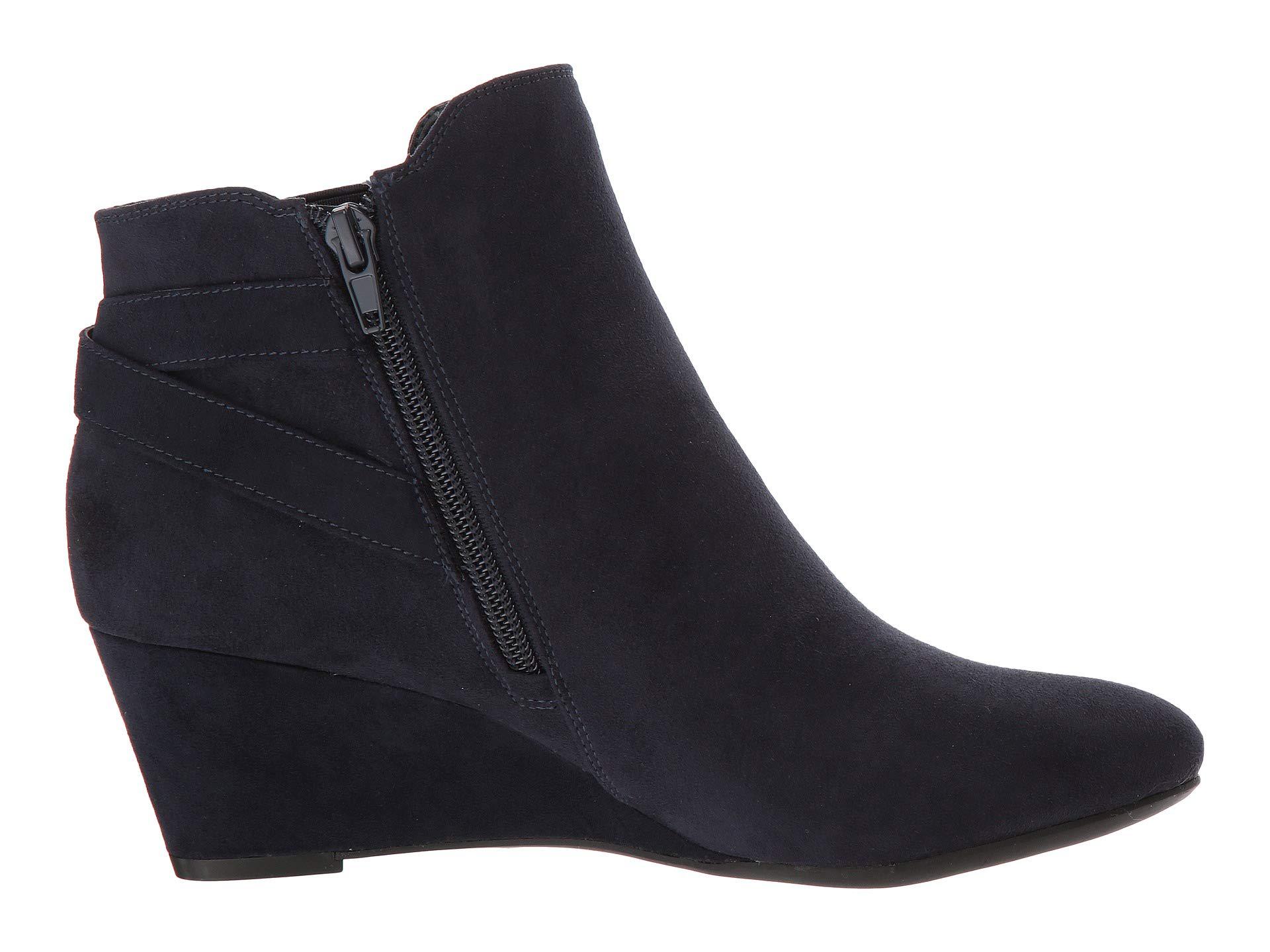 anne klein admina wedge bootie