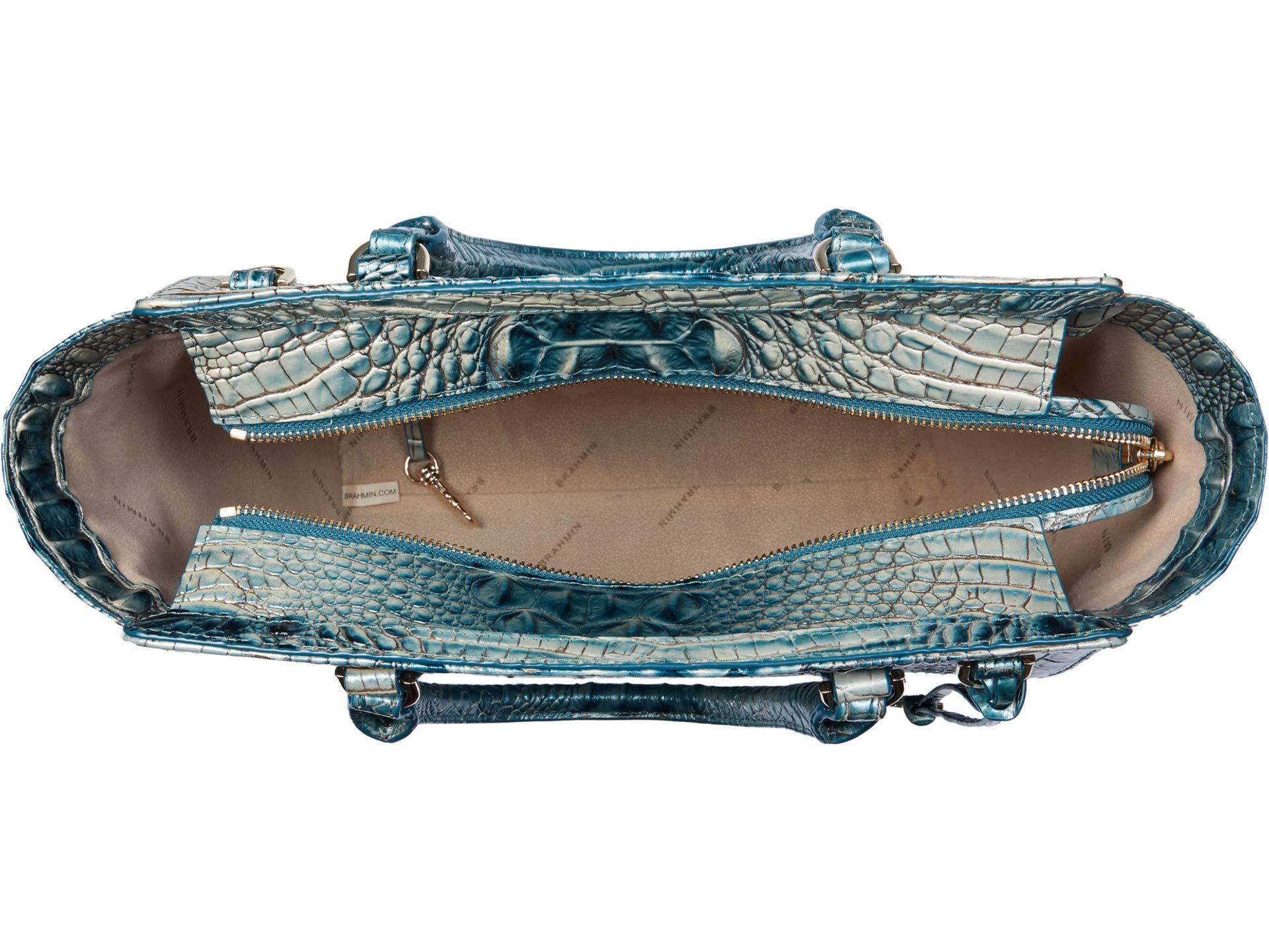Brahmin Ombre Melbourne Aubree Satchel in Gray Lyst