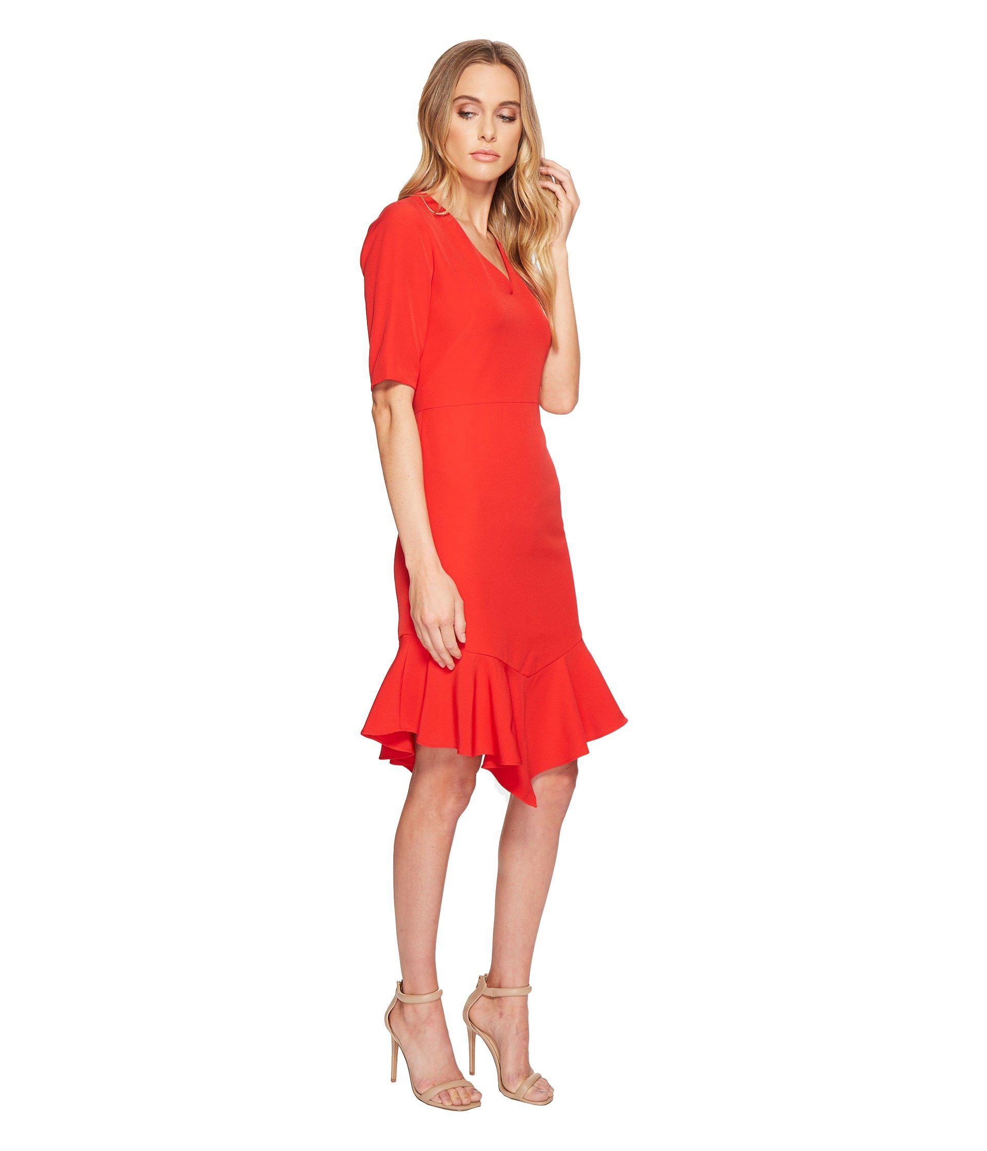 ruffle flounce dress