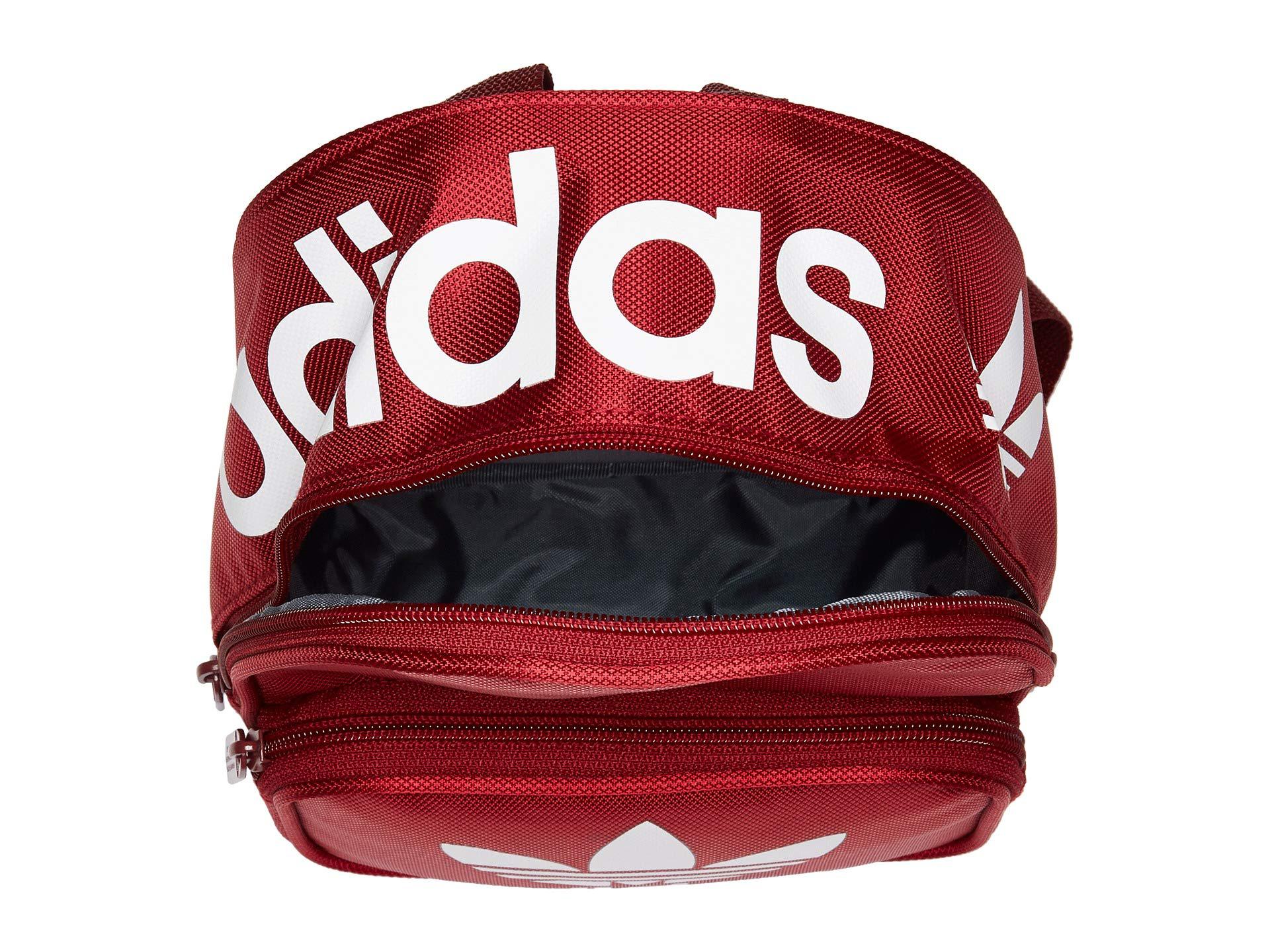 adidas mini backpack burgundy