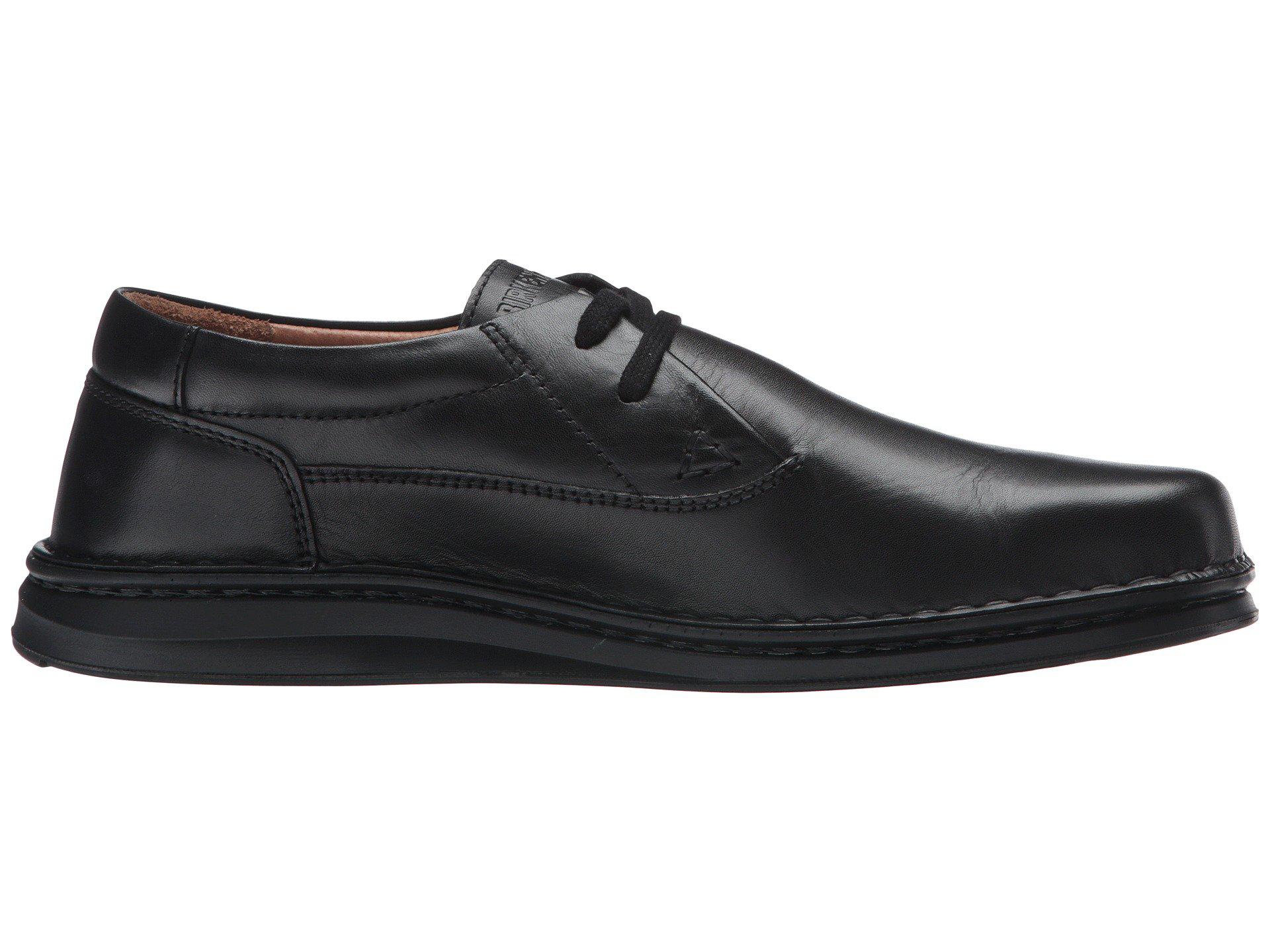 Birkenstock Memphis black Leather Men s Lace Up Casual Shoes for Men Lyst