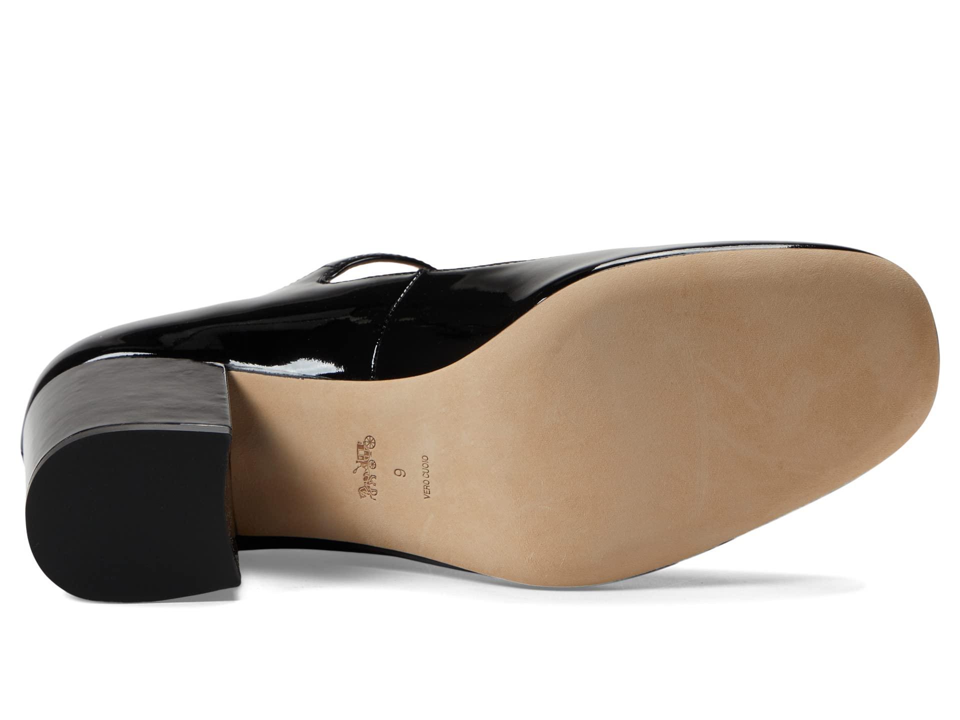Coach patent deals leather shoes