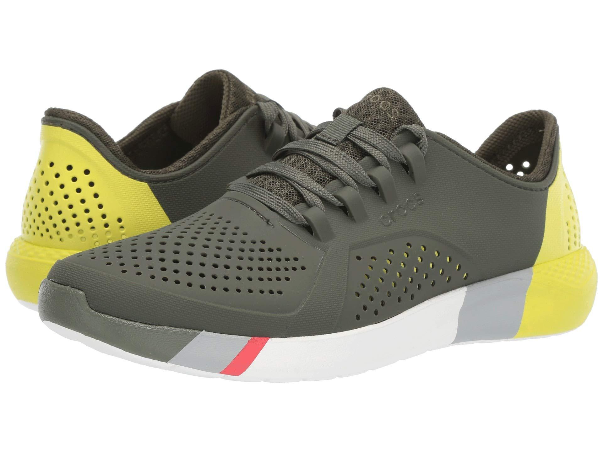 grey croc tennis shoes