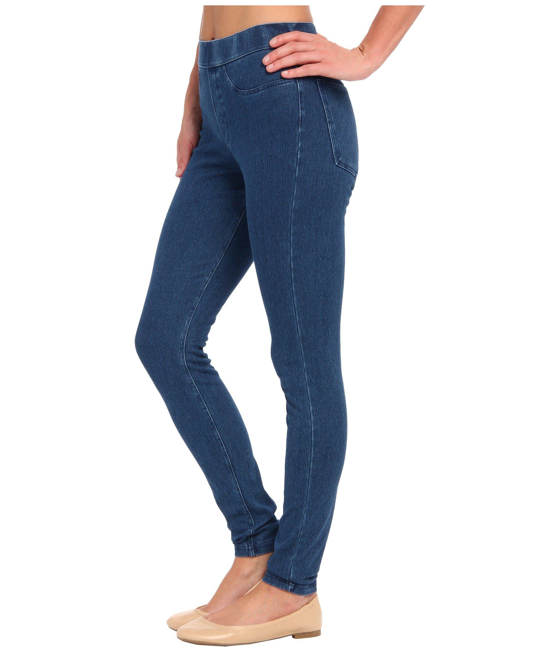 hue curvy fit denim leggings