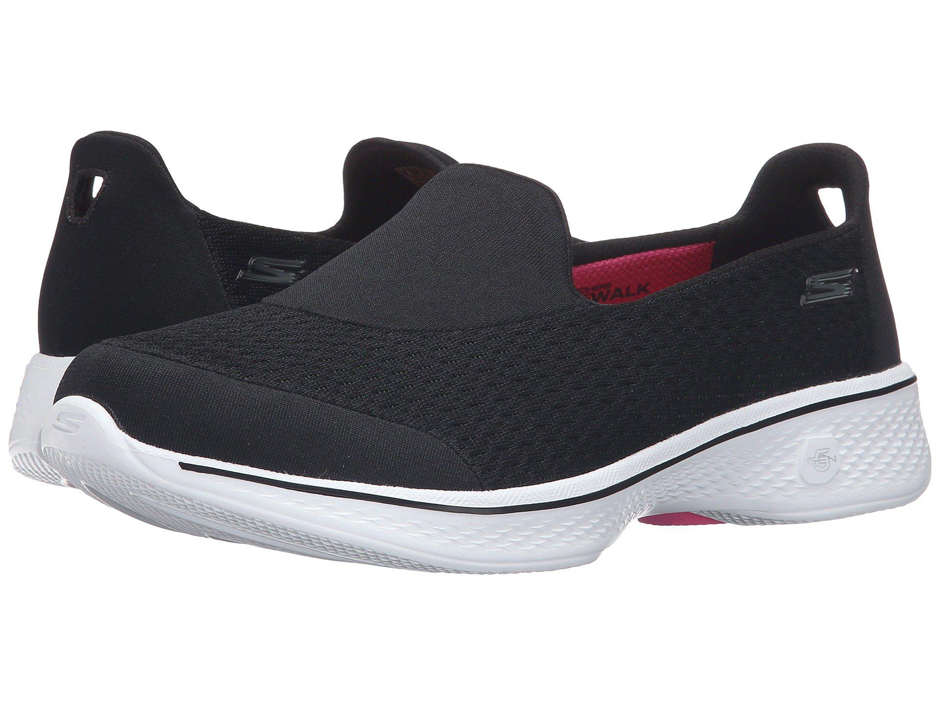 skechers go walk 4 slip on trainers ladies