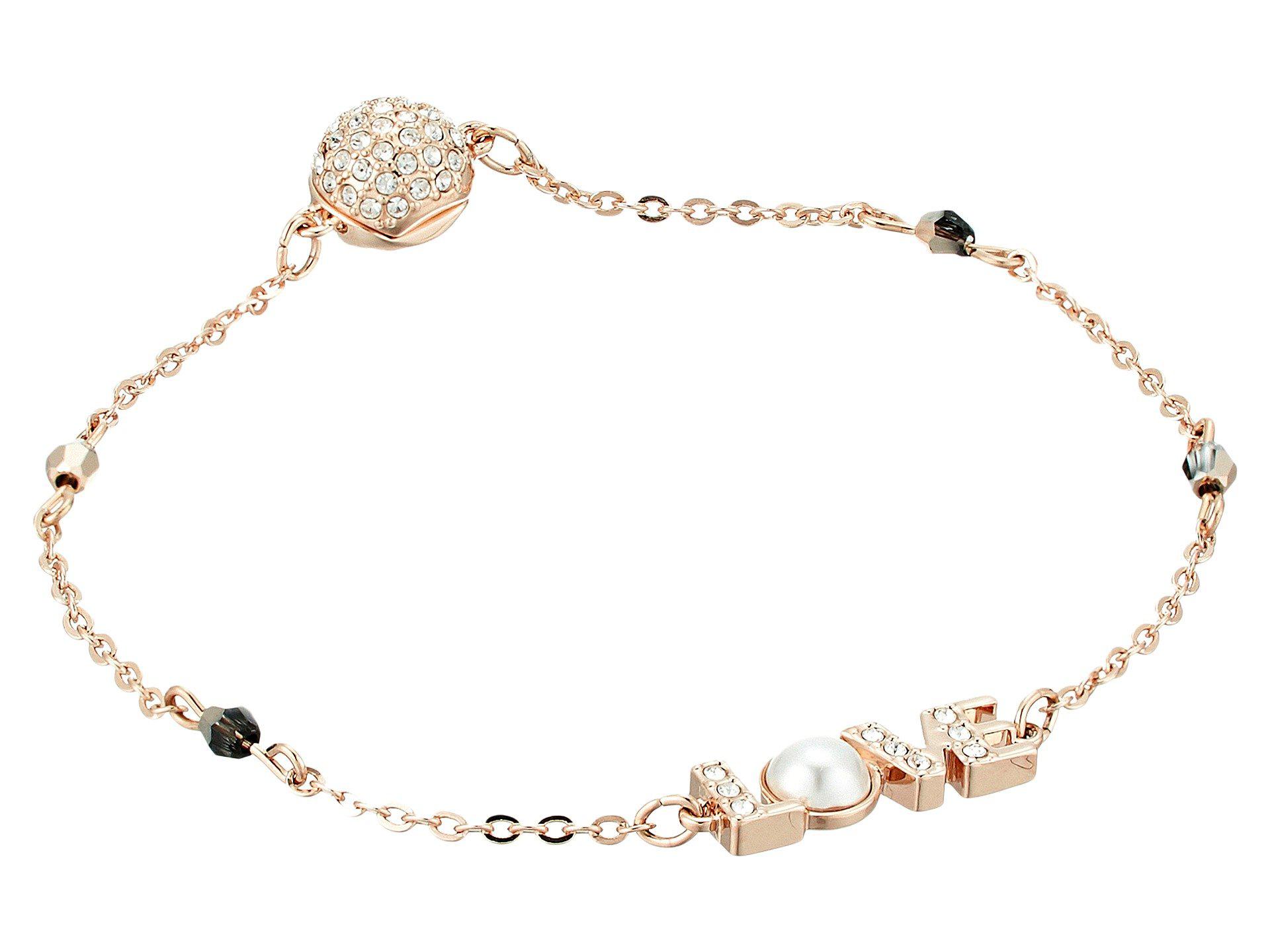 Swarovski love bracelet discount