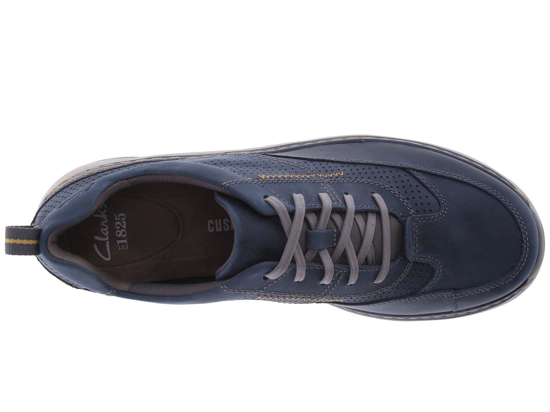 clarks navy casual shoes