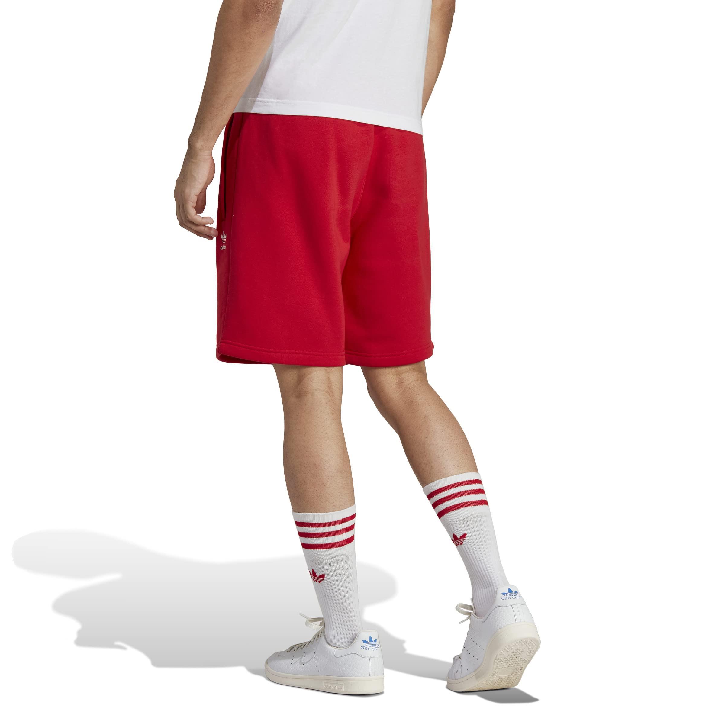 adidas Originals Trefoil Essentials Shorts in Red for Men | Lyst