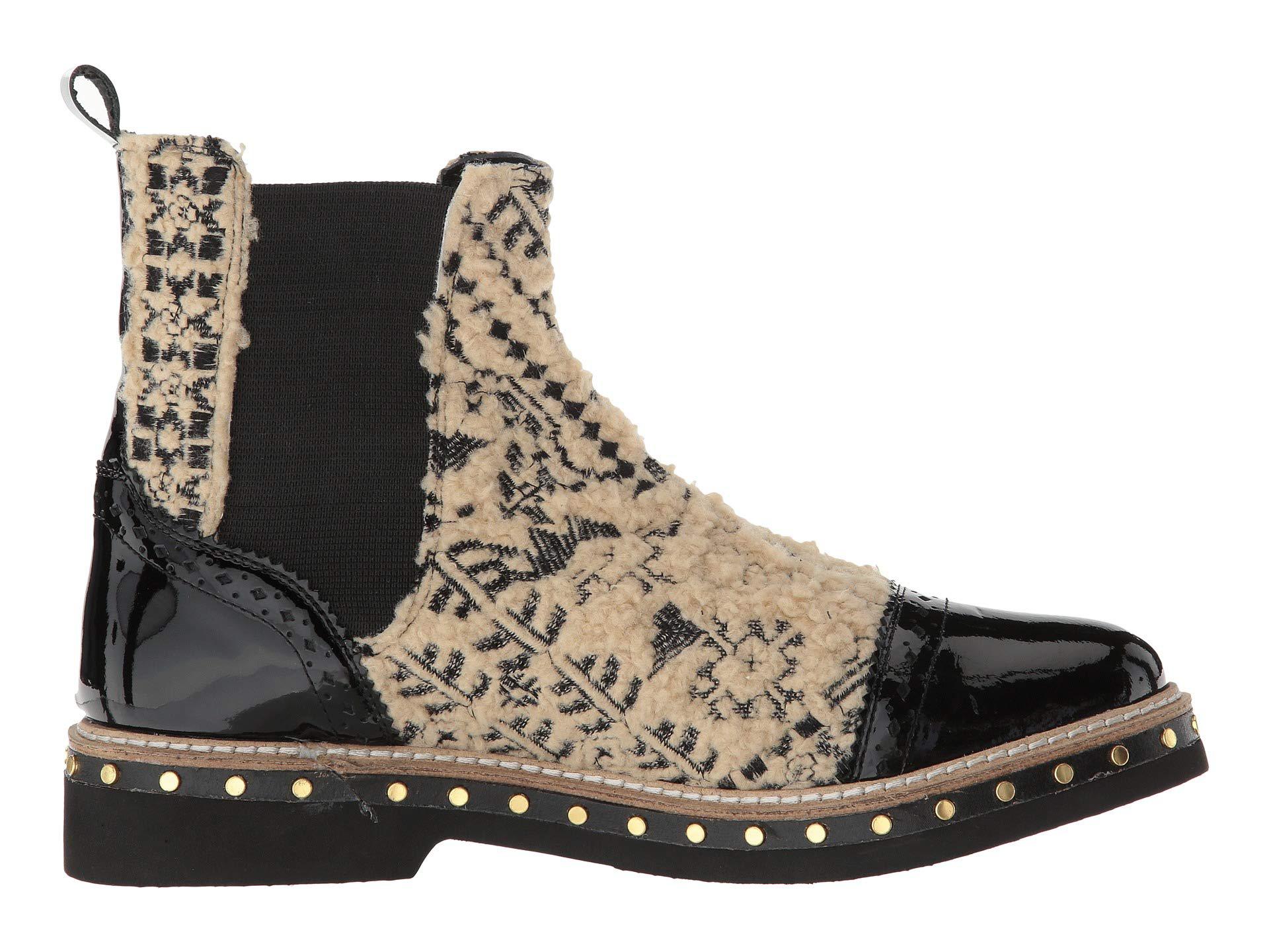 pull on slip on beige boots womens