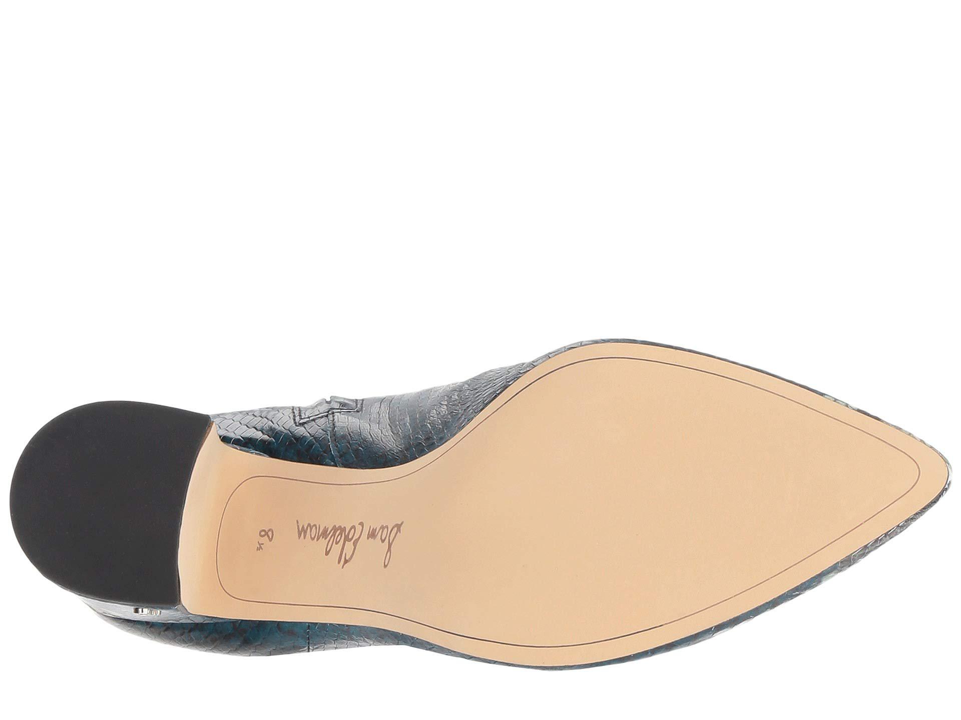 hai serpent snake print leather tall block heel boots