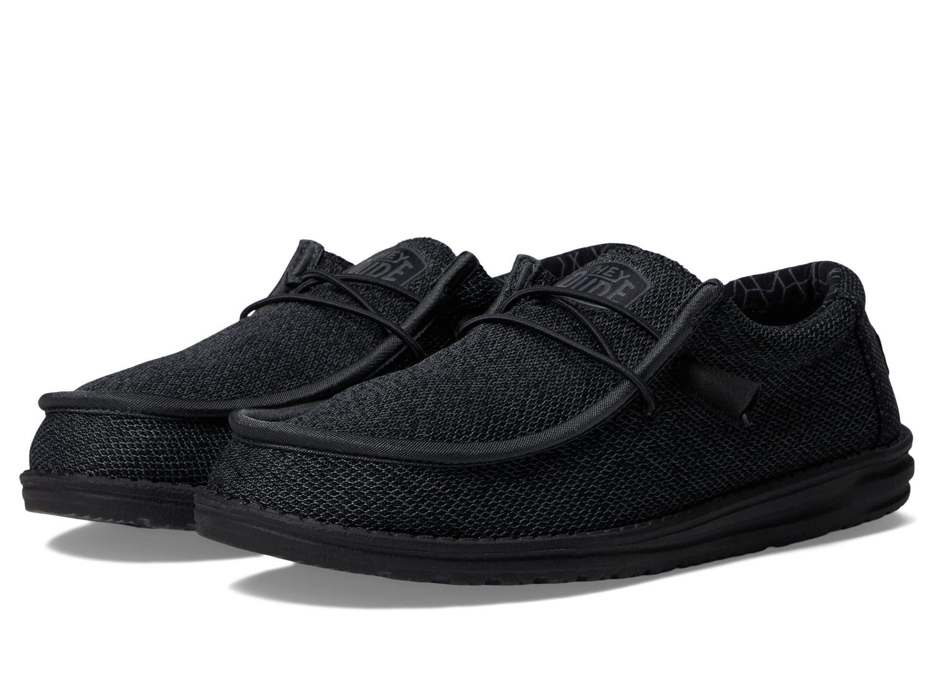Hey Dude Wally Sox Micro in Black Lyst