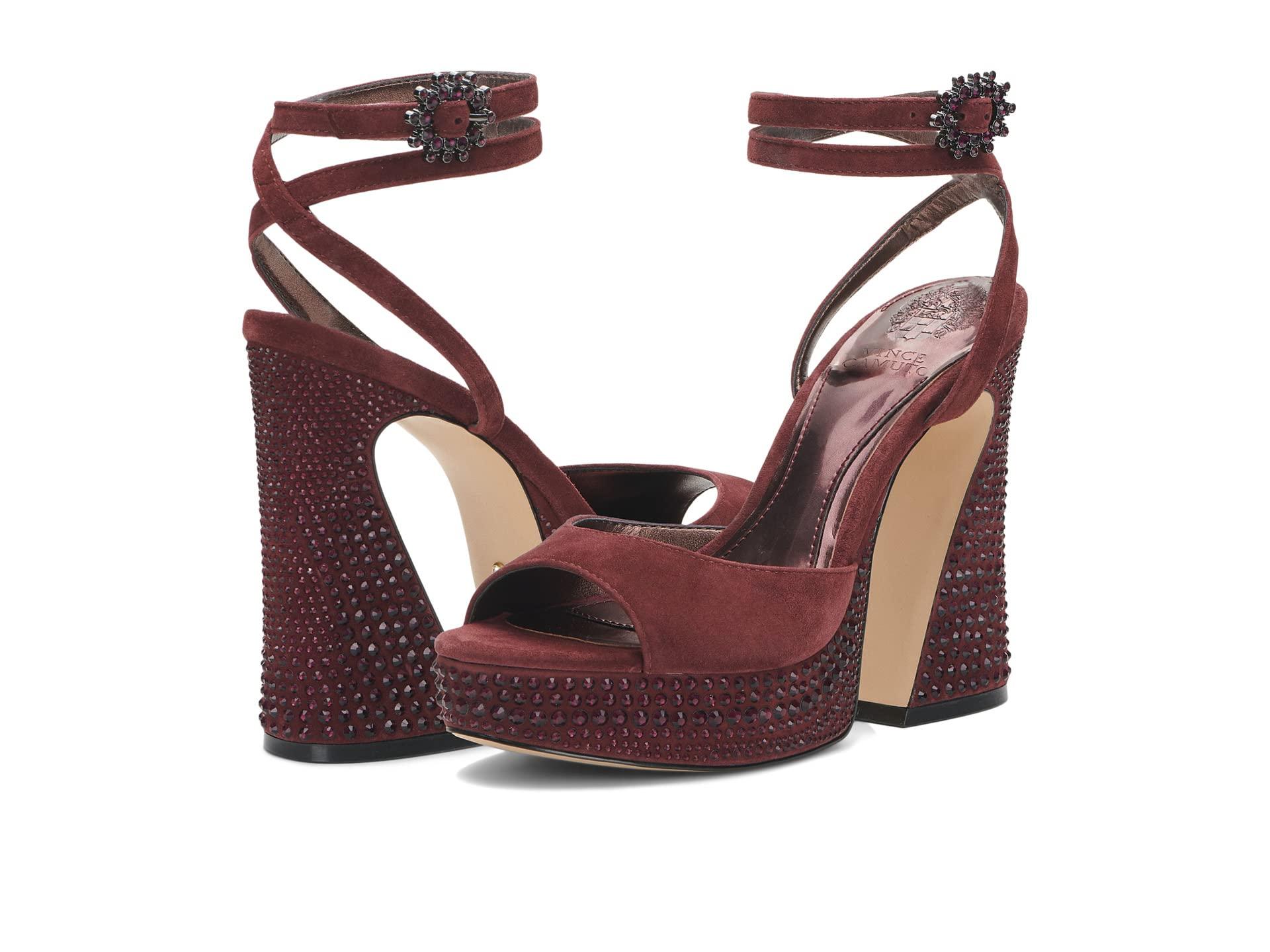 Vince Camuto Suede Inna in Red (Brown) | Lyst