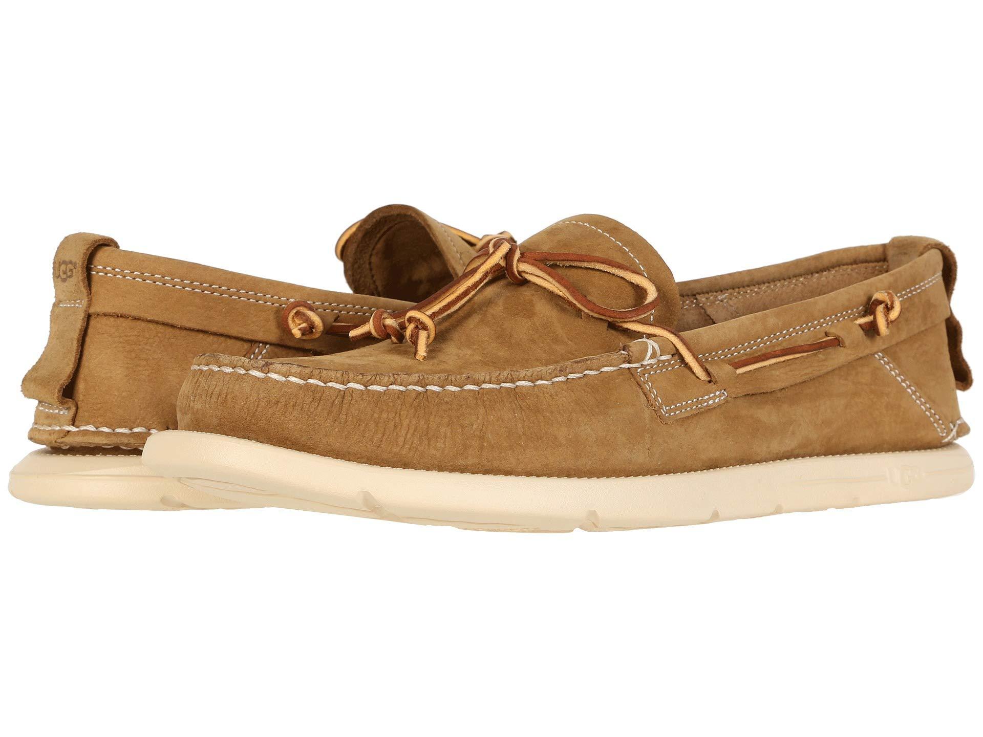 UGG Leather Beach Moc Slip-on in Brown for Men - Lyst