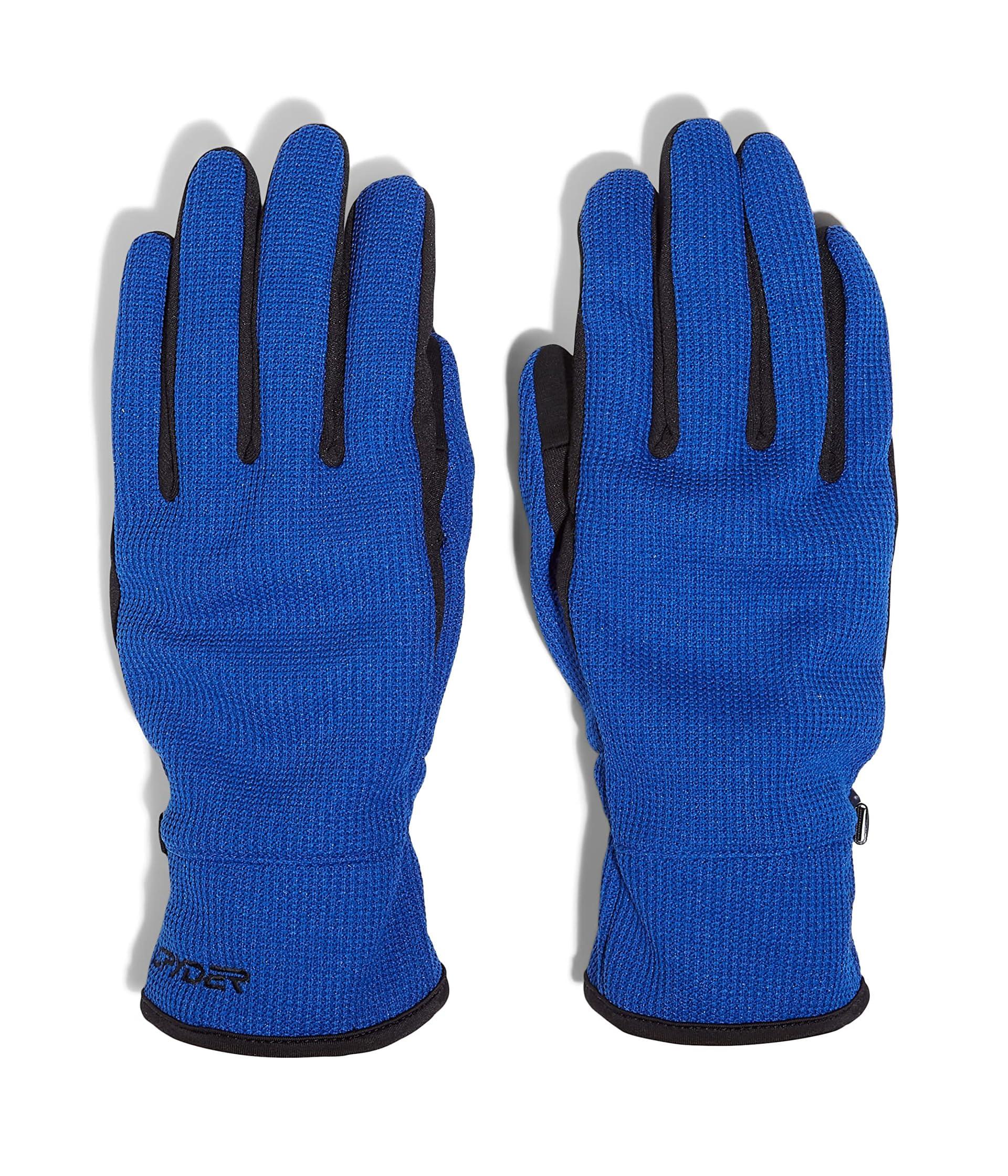 | Blue Men Gloves in Spyder Lyst Bandit for