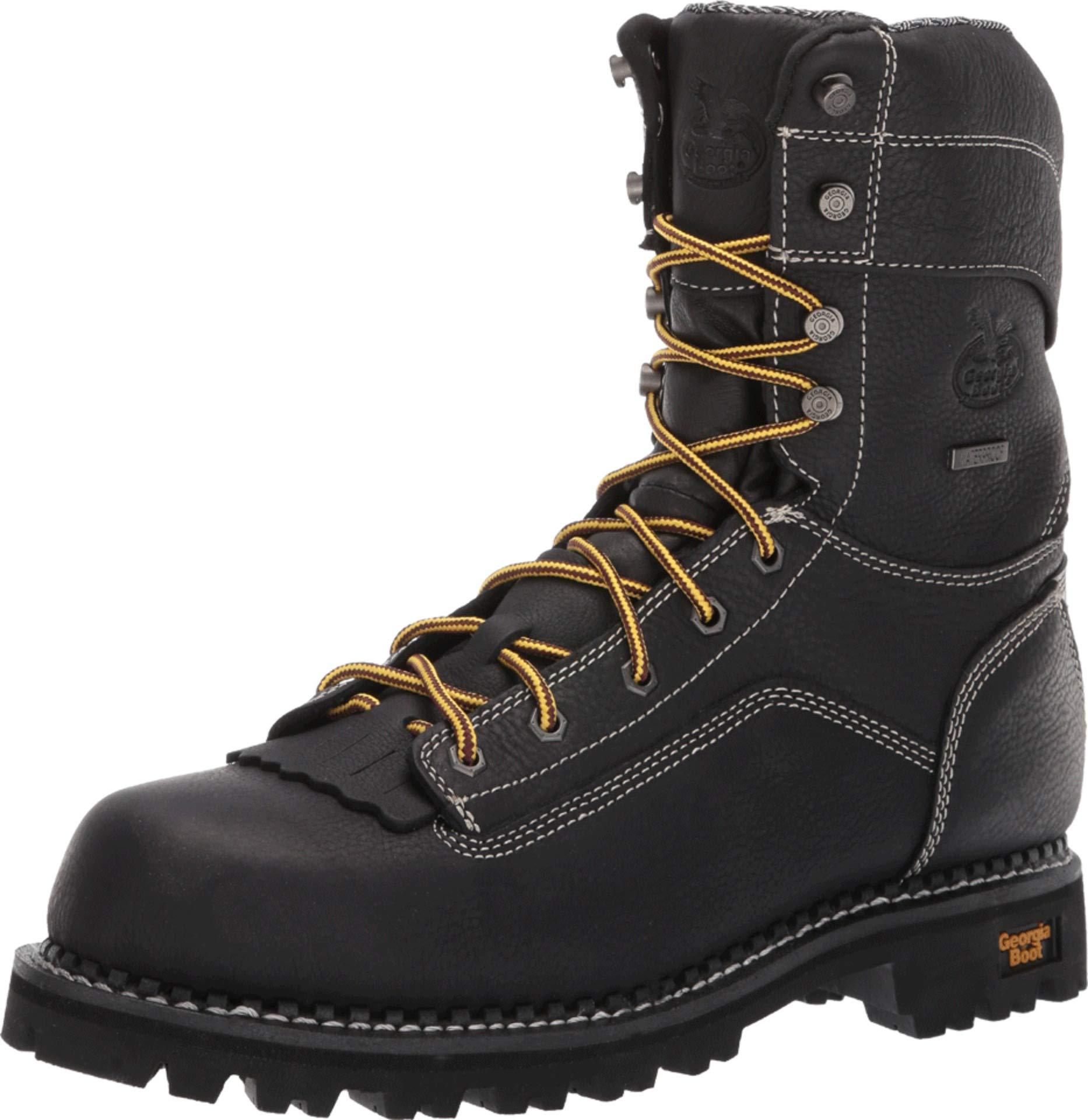 georgia boot amp lt logger low heel waterproof work boot