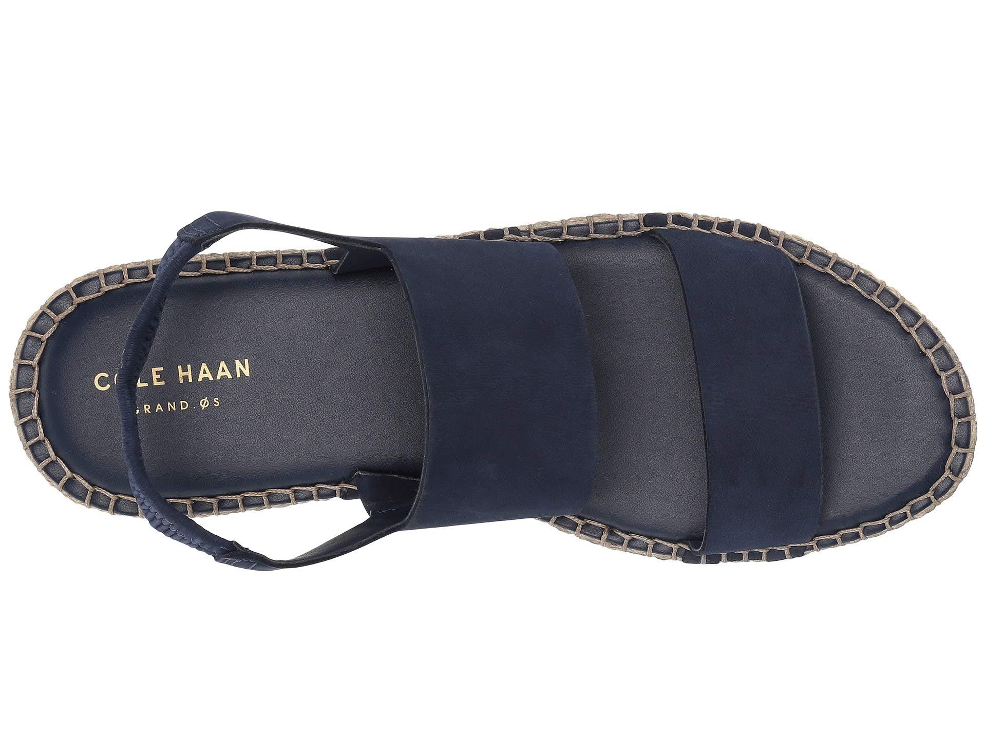 navy blue leather espadrilles