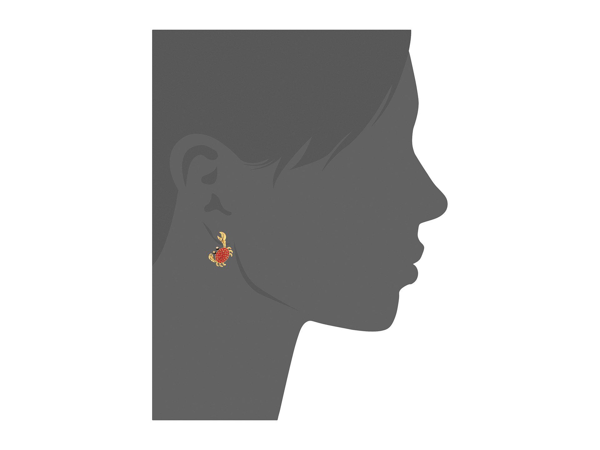 crab earrings kate spade