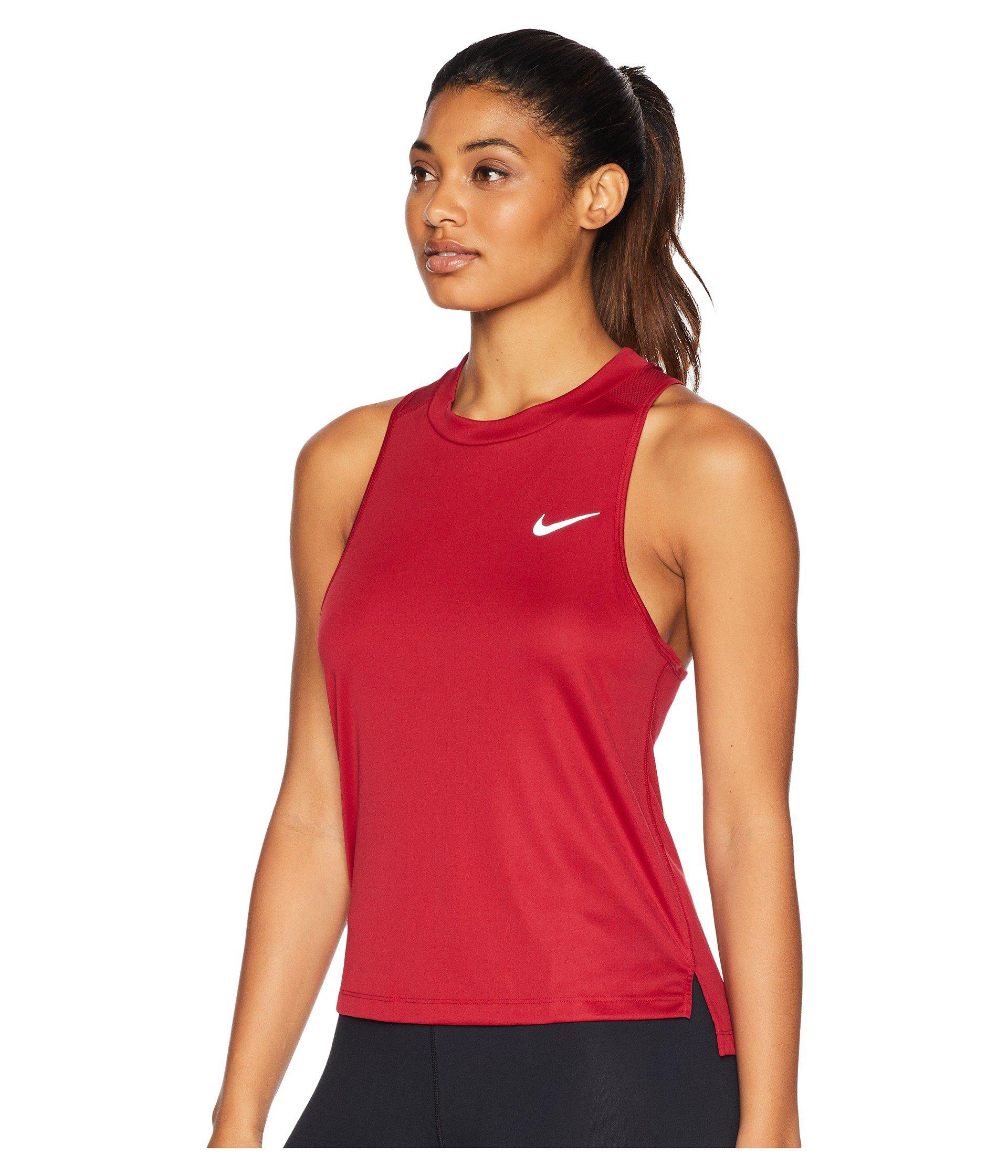 nike women's dry miler running tank top