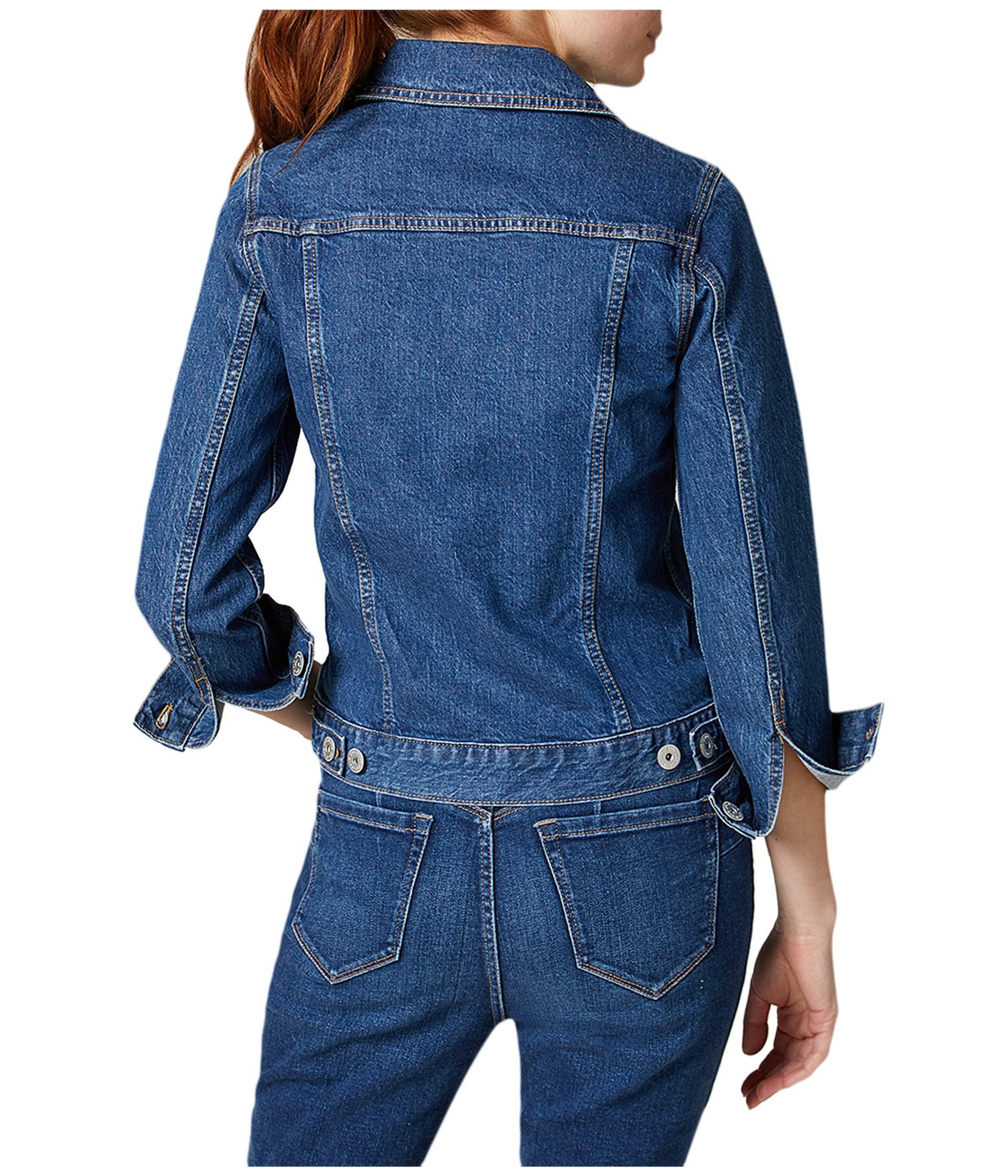 Jag Jeans Kiara Classic Denim Jacket in Blue - Lyst
