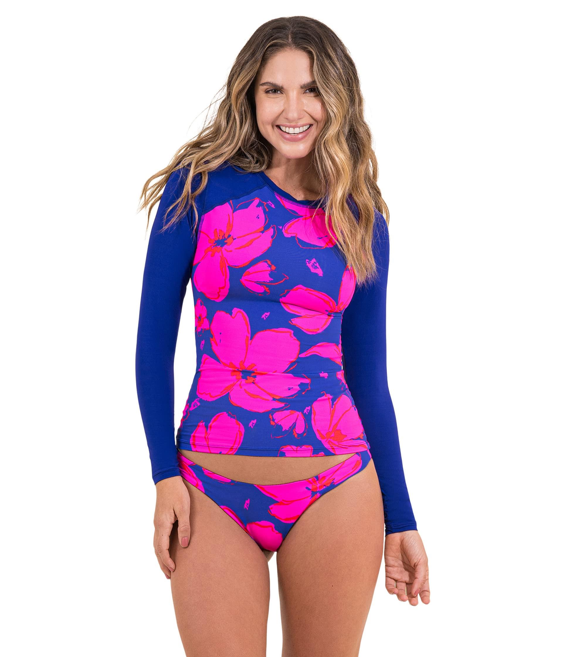 Maaji Sky Garden Diver Rashguard in Pink Lyst