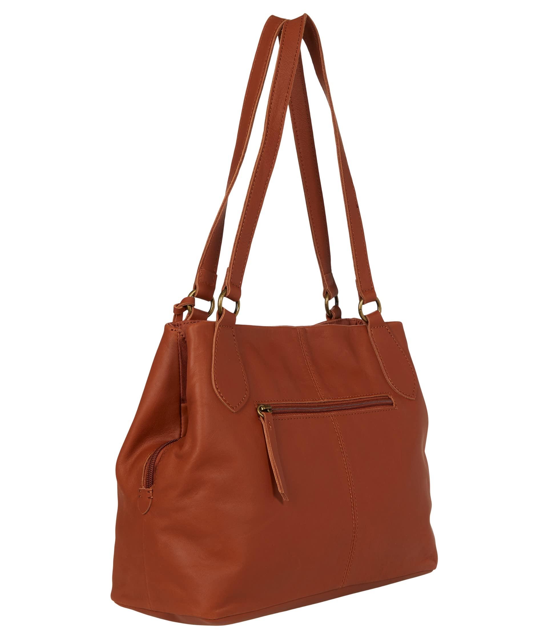 Melrose leather satchel