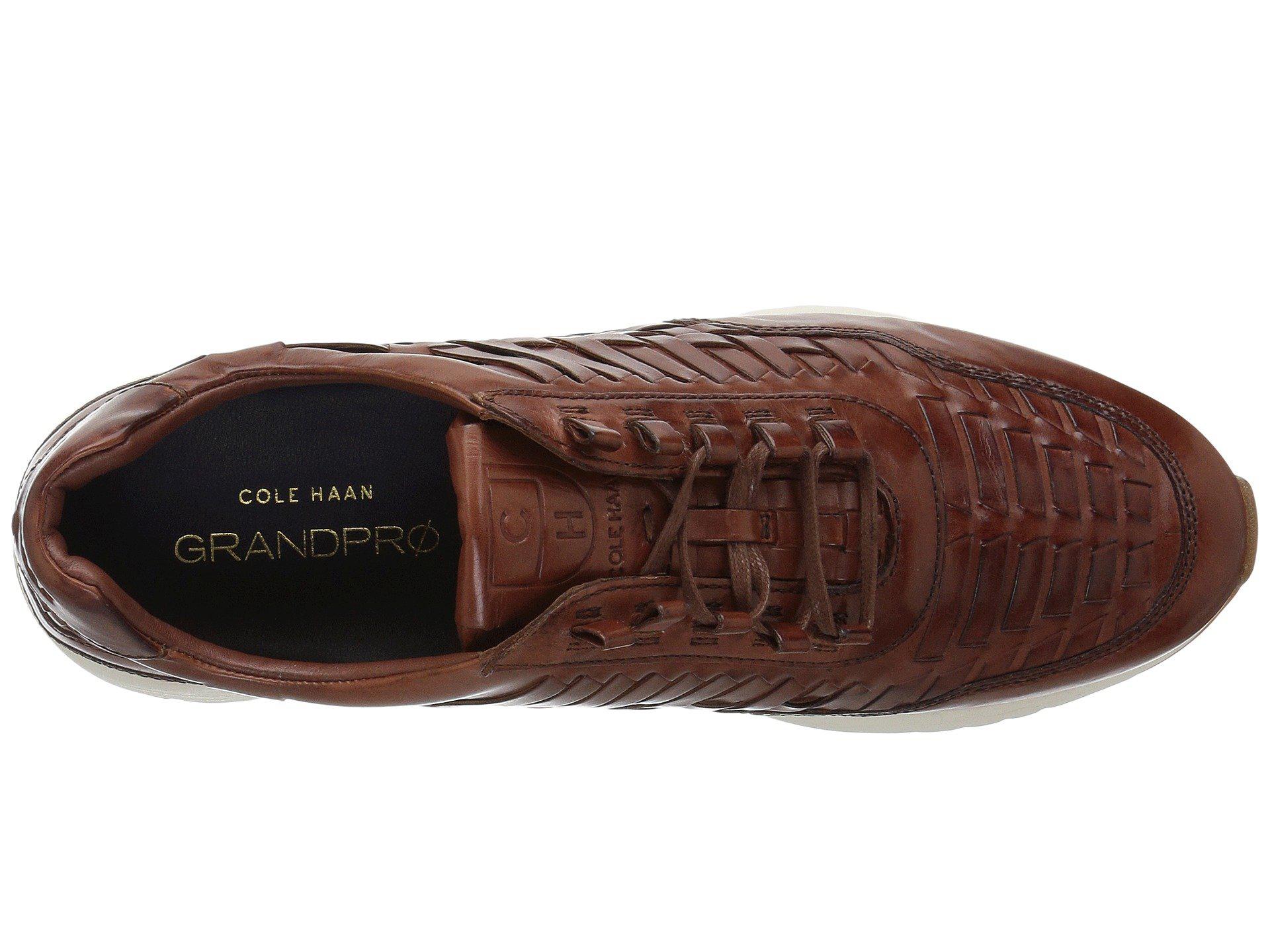 Cole Haan Leather Grandpro Runner Huarache (magnet Woven Burnish) Shoes in  Brown for Men | Lyst