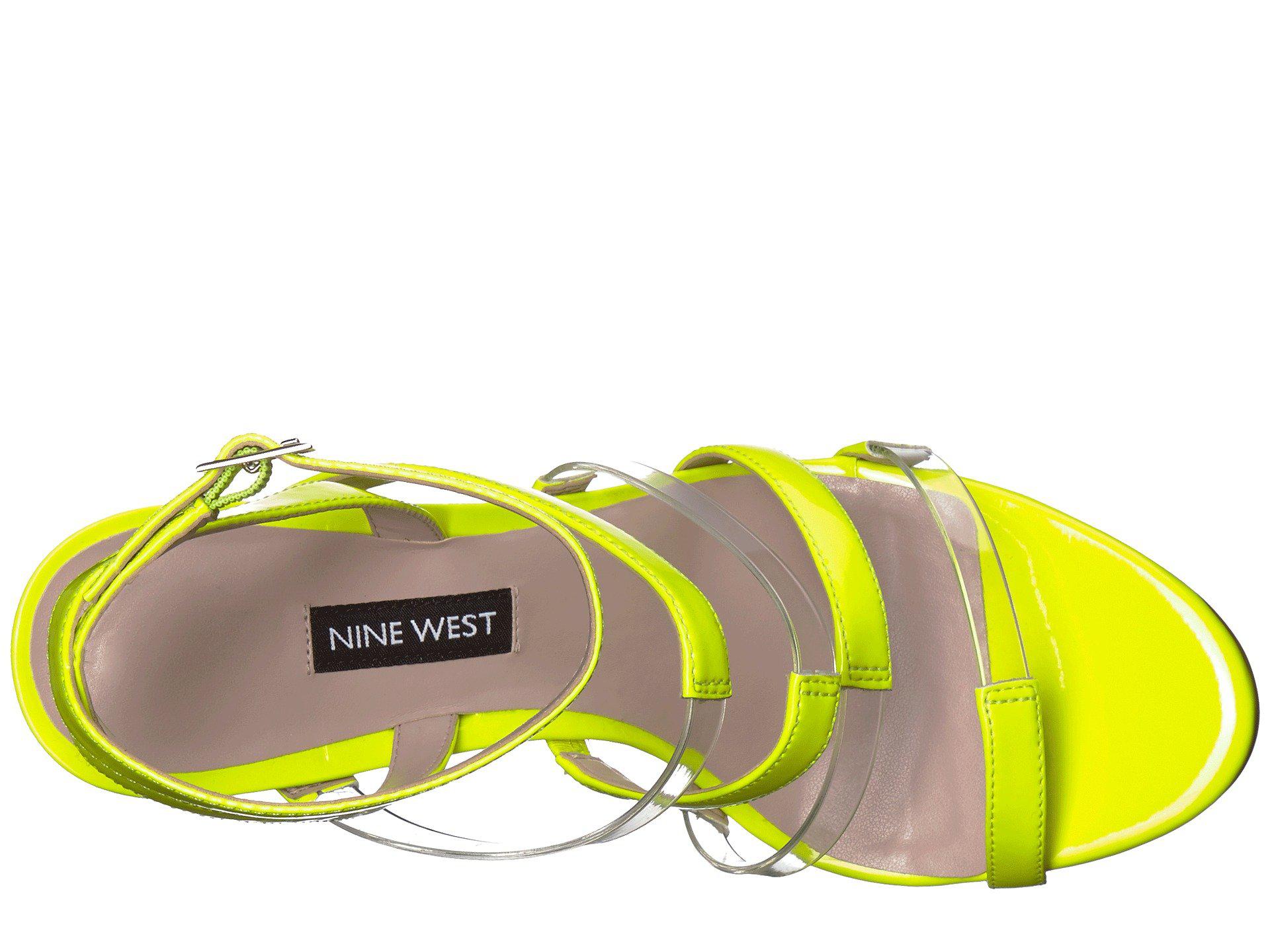 nine west mod transparent heel
