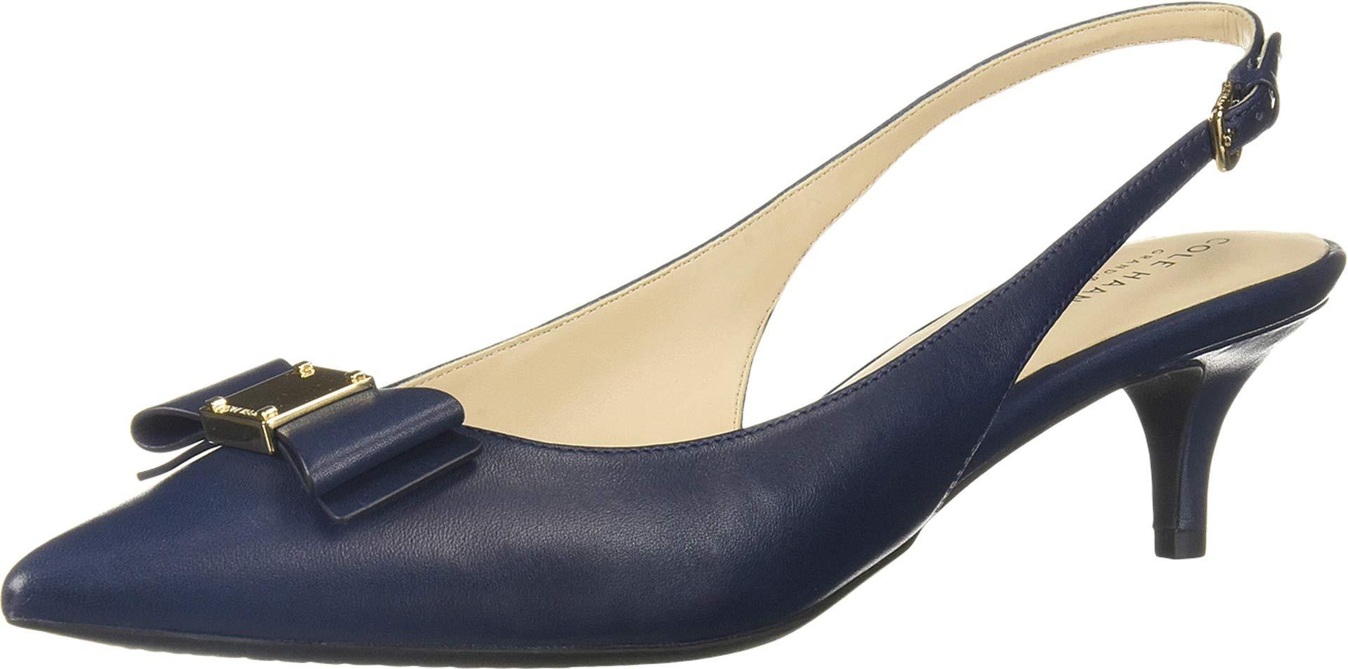 cole haan blue heels